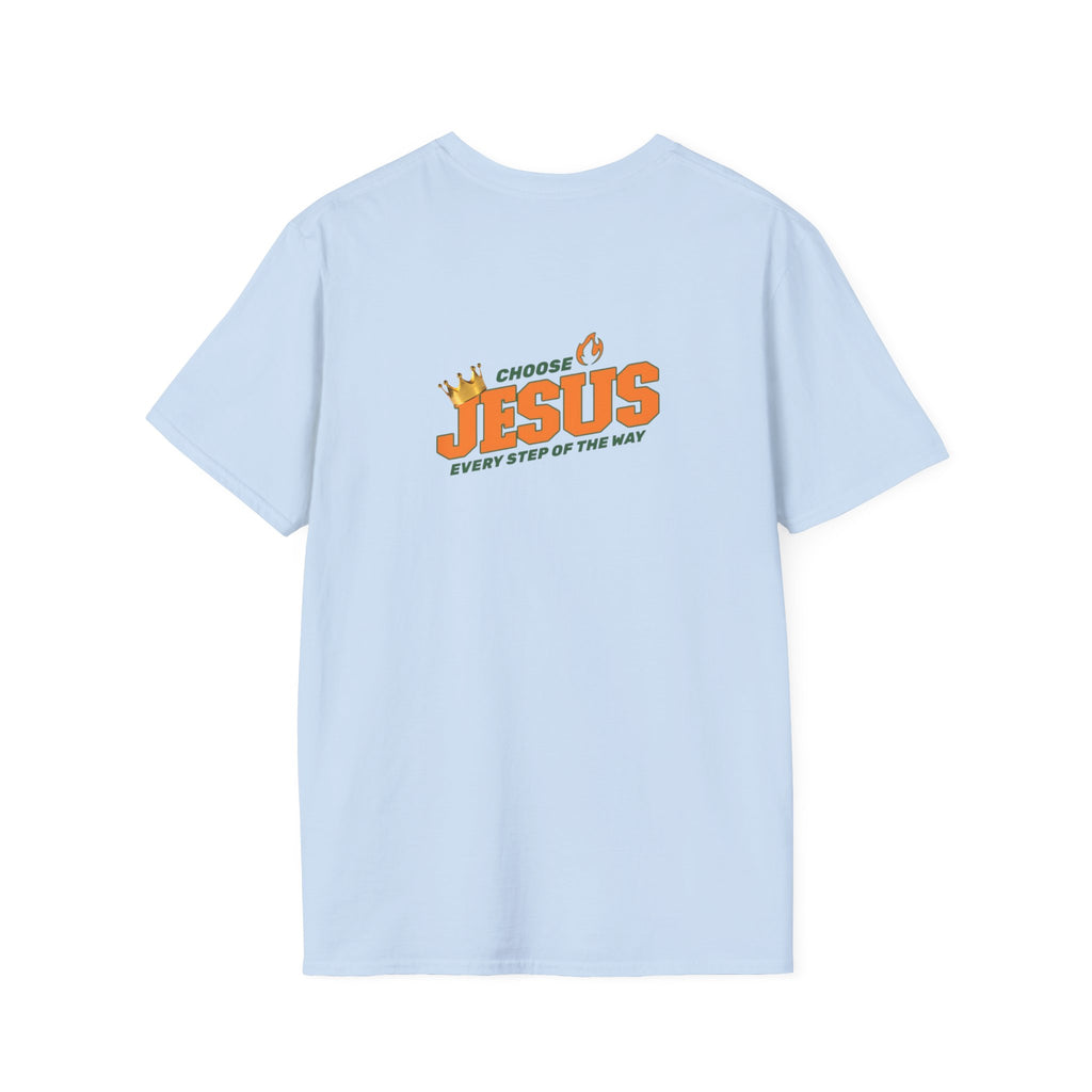 Religious T-Shirt: "Choose Jesus" Inspirational Tee – Every Step of the Way