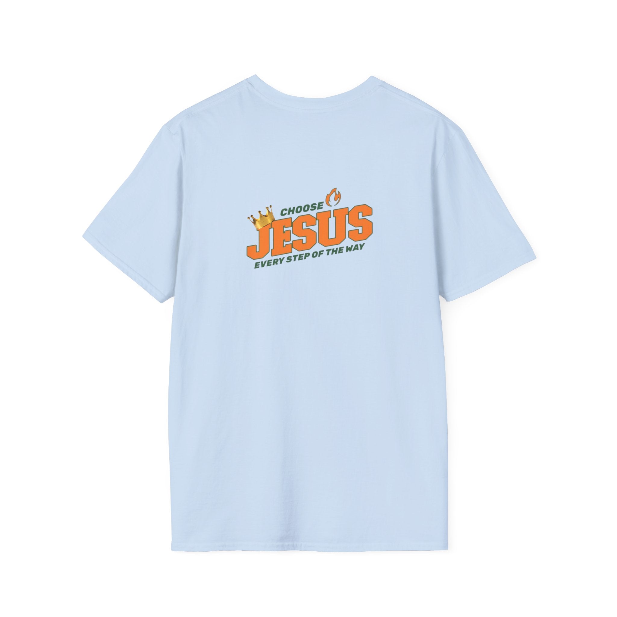 Religious T-Shirt: "Choose Jesus" Inspirational Tee – Every Step of the Way