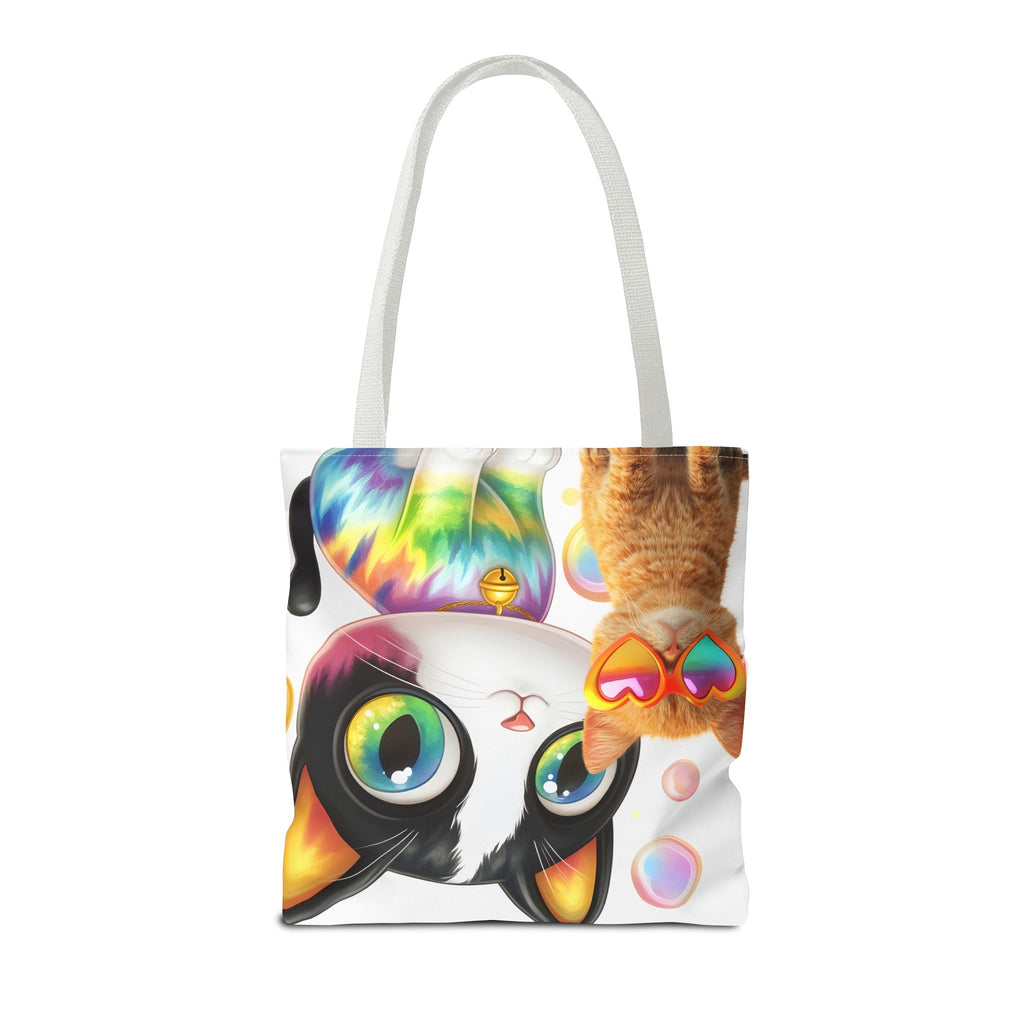 Cutie Kitties All-Over Print Tote Bag — Cute Cat Shopper for Everyday Use