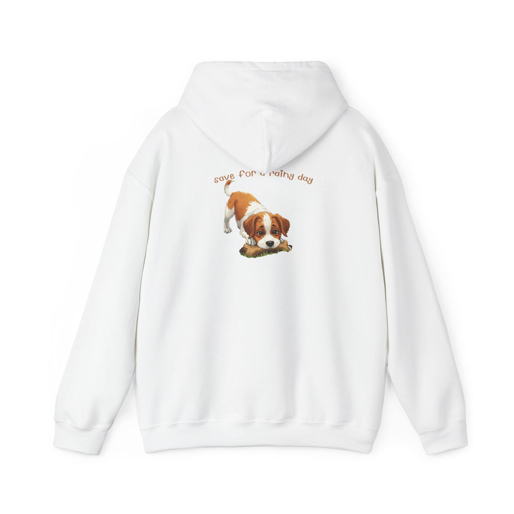 Cute Puppy Hoodie – "Down For A Netflix Day" Cozy Dog Sweatshirt