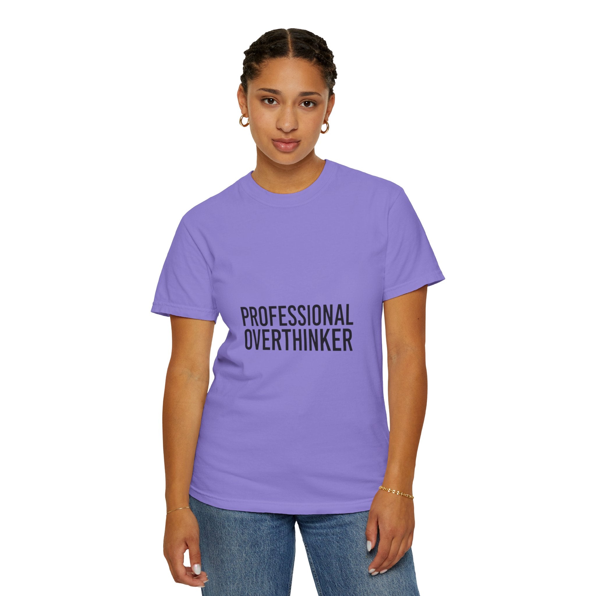 T-Shirt — "Professional Overthinker" Graphic Tee
