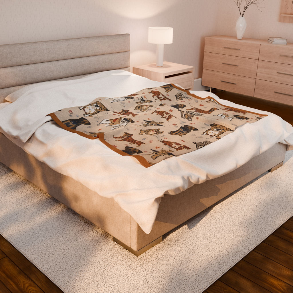 My Pal Velveteen Plush Blanket — Soft Cozy Throw for Kids & Gifts