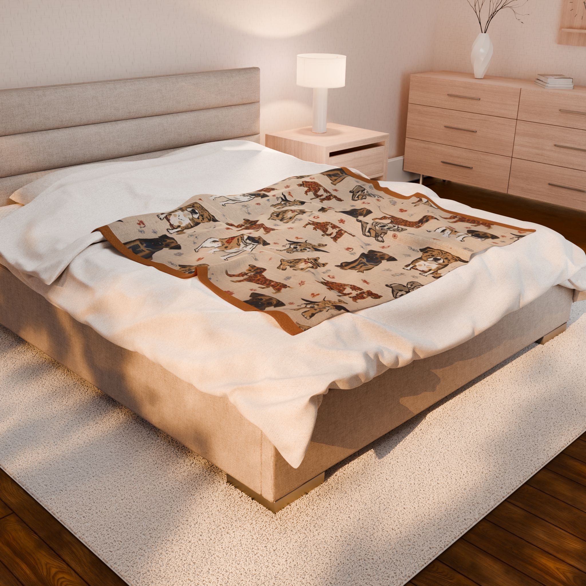 My Pal Velveteen Plush Blanket — Soft Cozy Throw for Kids & Gifts