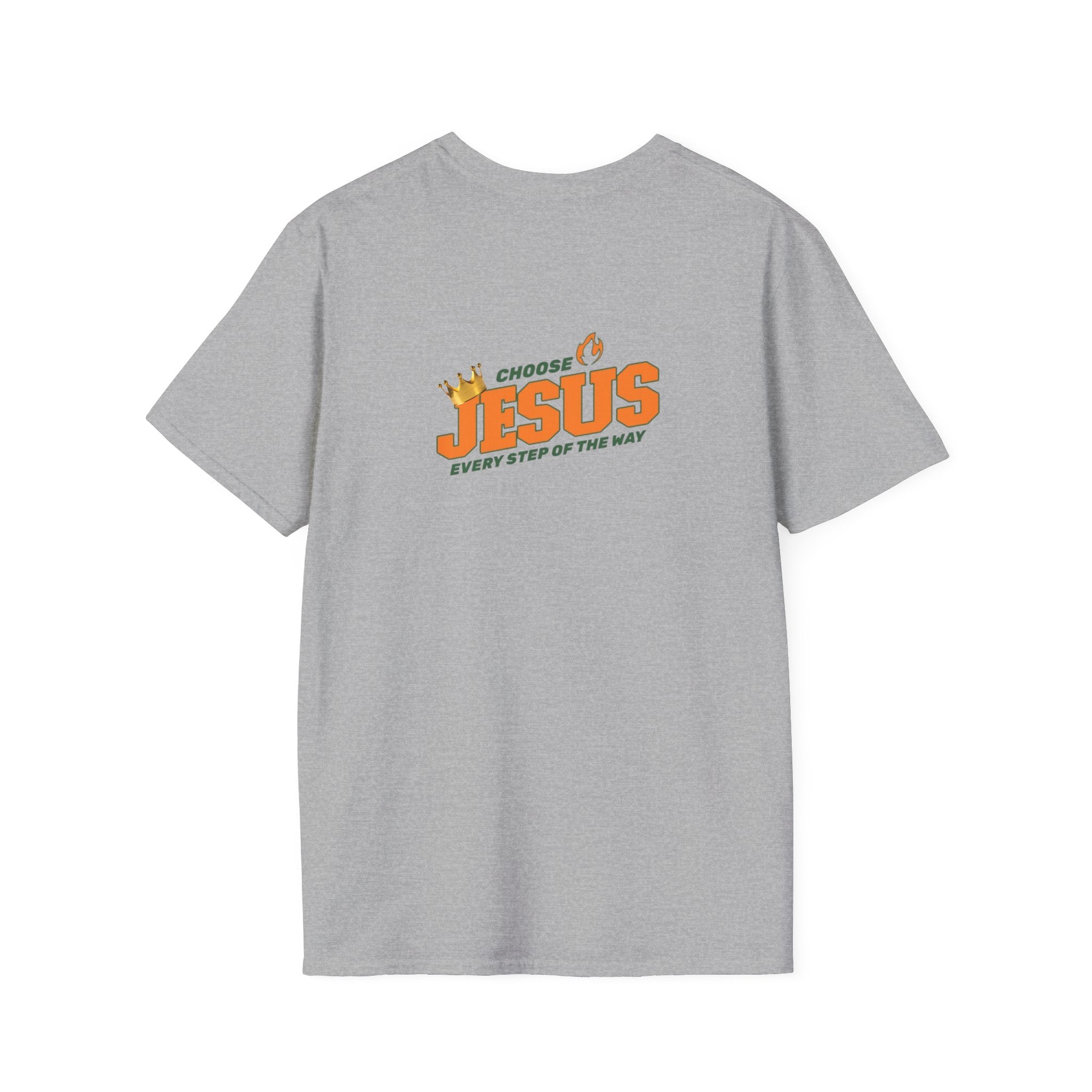 Religious T-Shirt: "Choose Jesus" Inspirational Tee – Every Step of the Way
