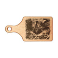 Engraved Vintage Kitchen Wooden Cutting Board – Personalized Photo Serving Paddle