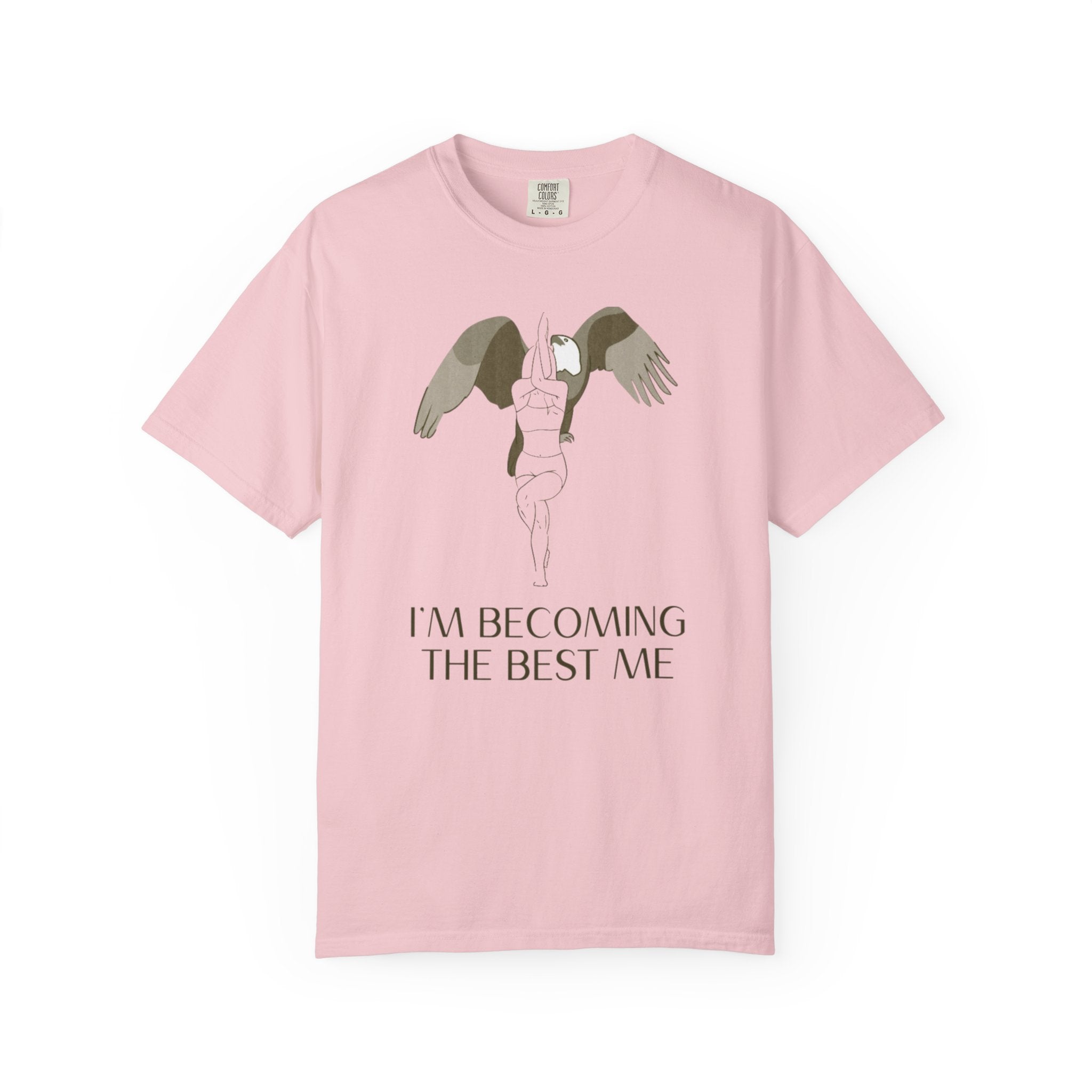 Becoming the Best Me T-Shirt — Inspirational Angel Wing Graphic Tee