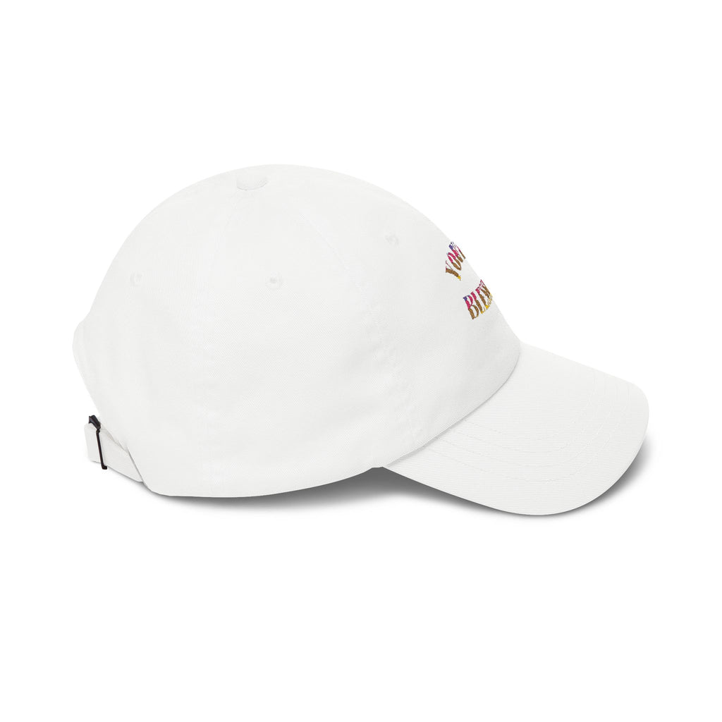 Dad Cap — "You're Blessed!" Embroidered Floral Script Baseball Hat