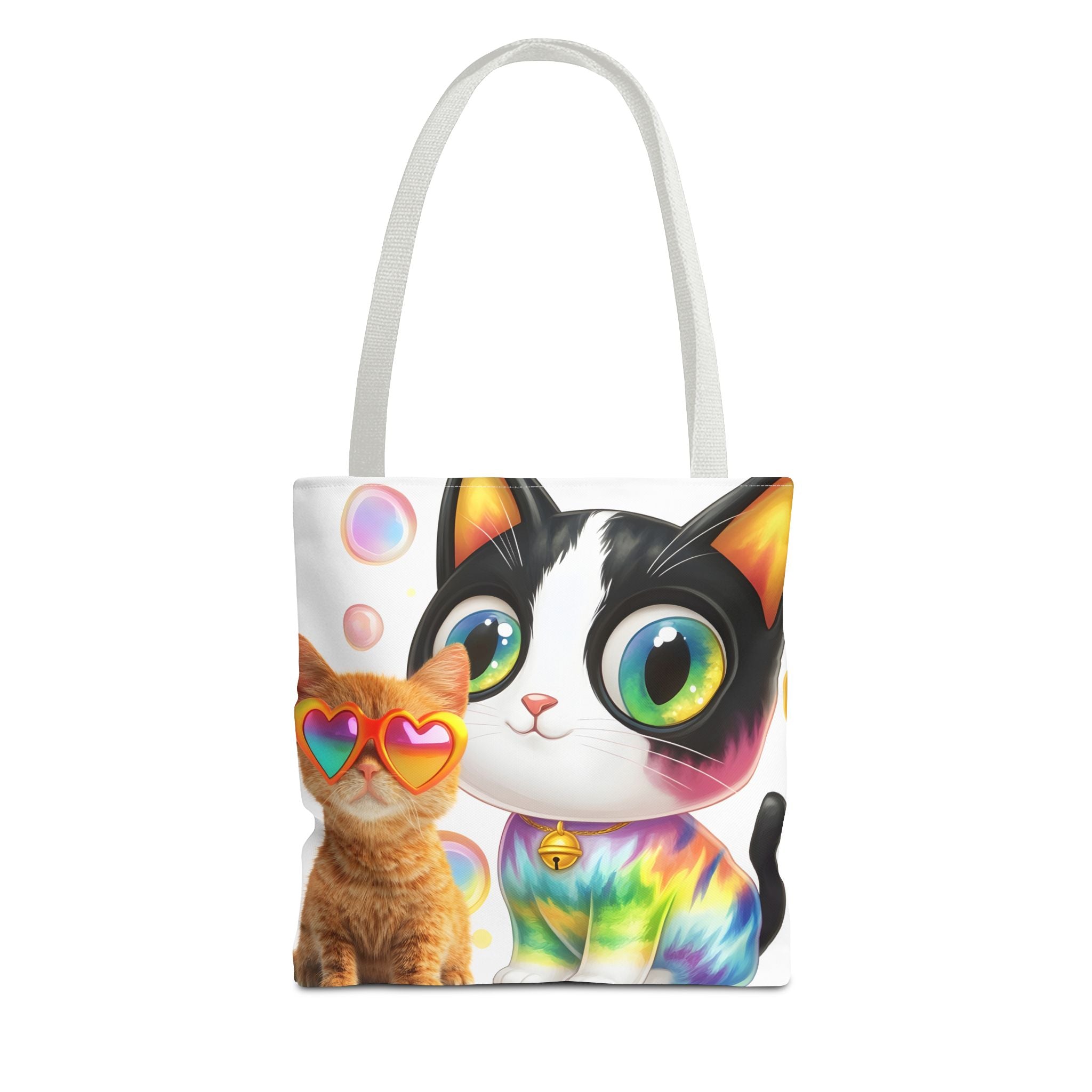 Cutie Kitties All-Over Print Tote Bag — Cute Cat Shopper for Everyday Use