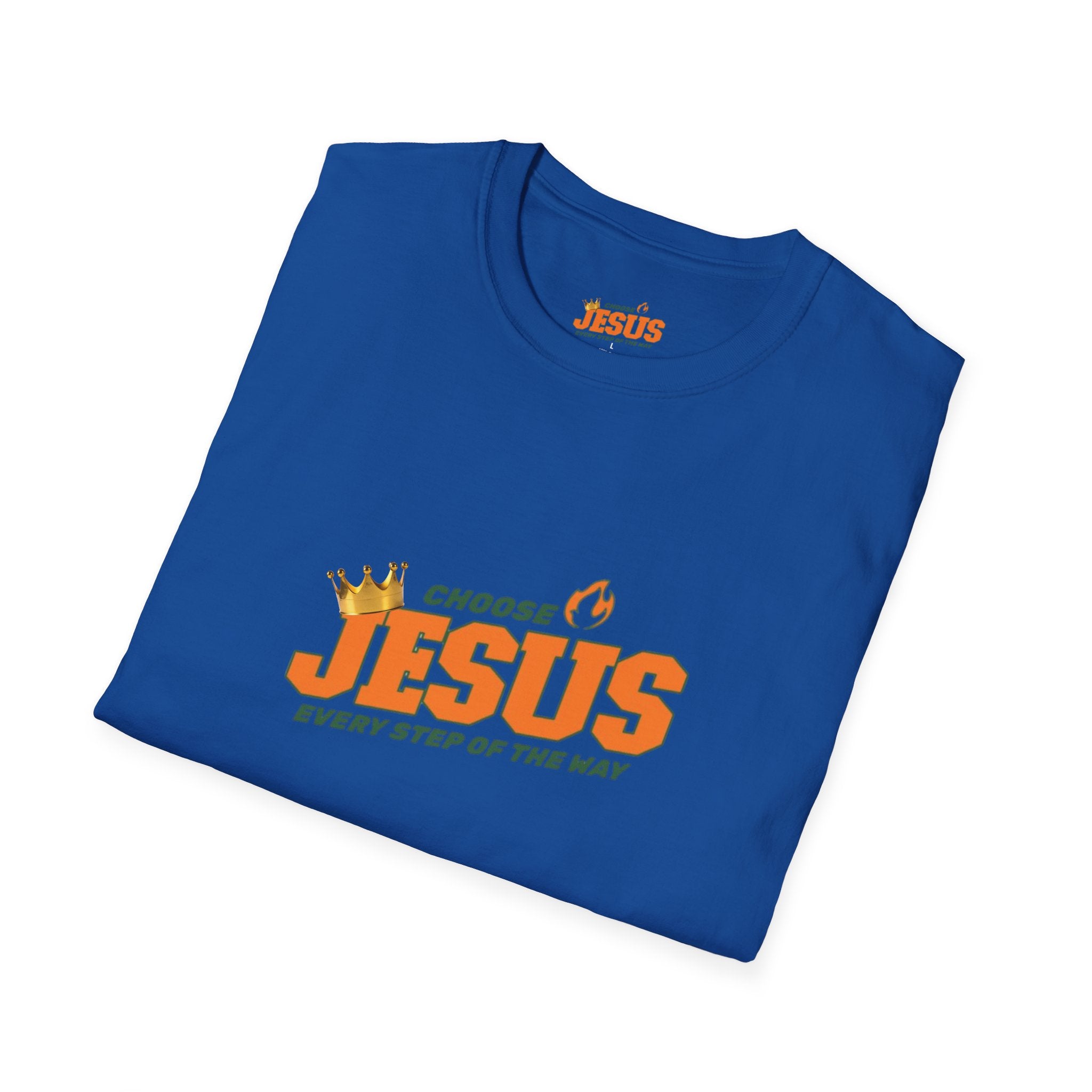 Religious T-Shirt: "Choose Jesus" Inspirational Tee – Every Step of the Way