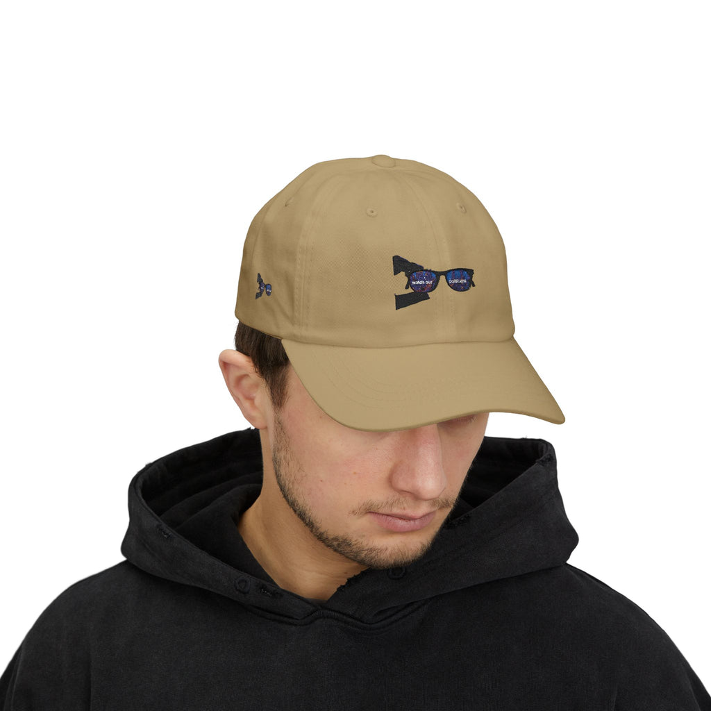 Embroidered Sunglasses Dad Cap — Classic Casual Baseball Hat