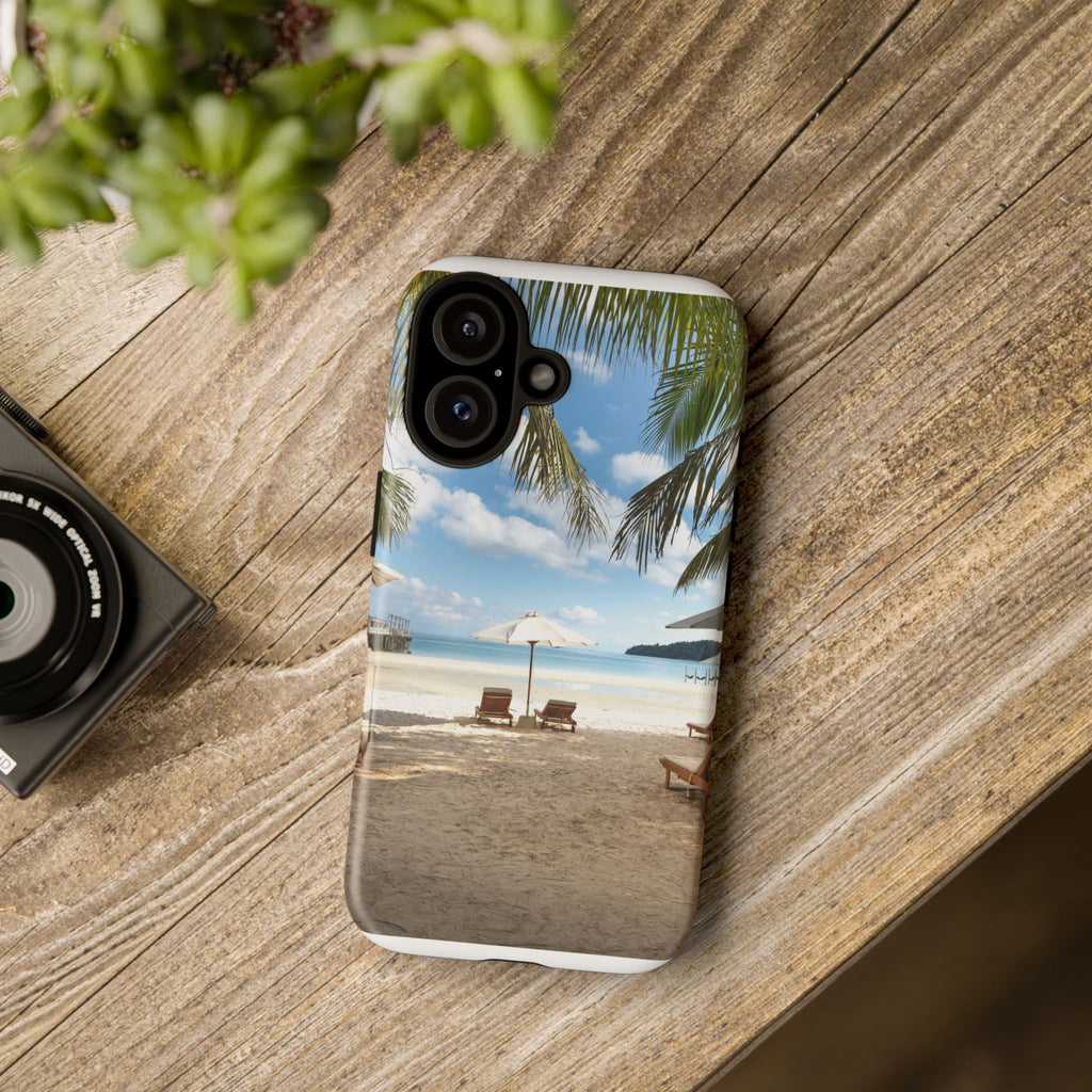 Tough Cases Beach Vibes Phone Case — sandy beach and quiet breezes