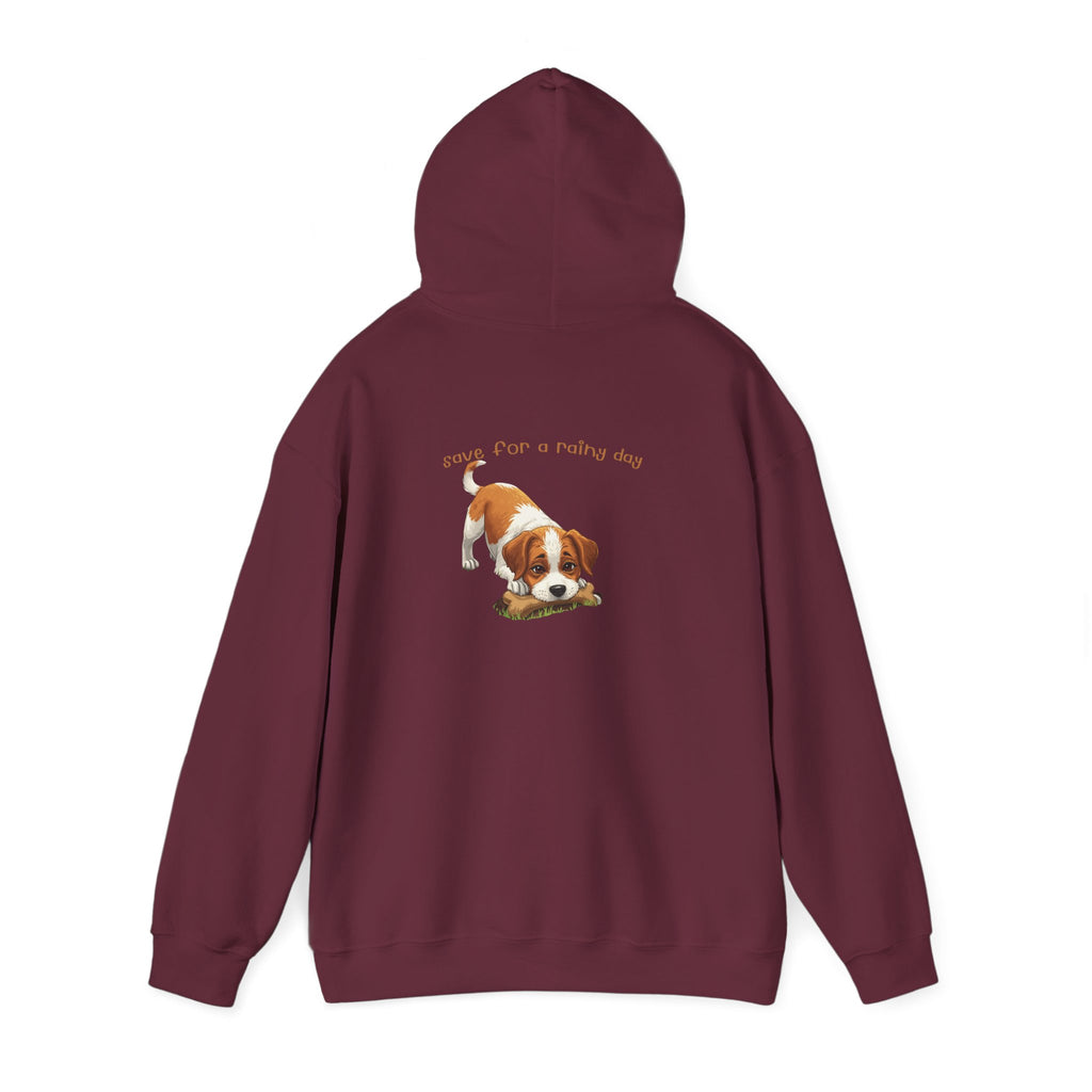 Cute Puppy Hoodie – "Down For A Netflix Day" Cozy Dog Sweatshirt