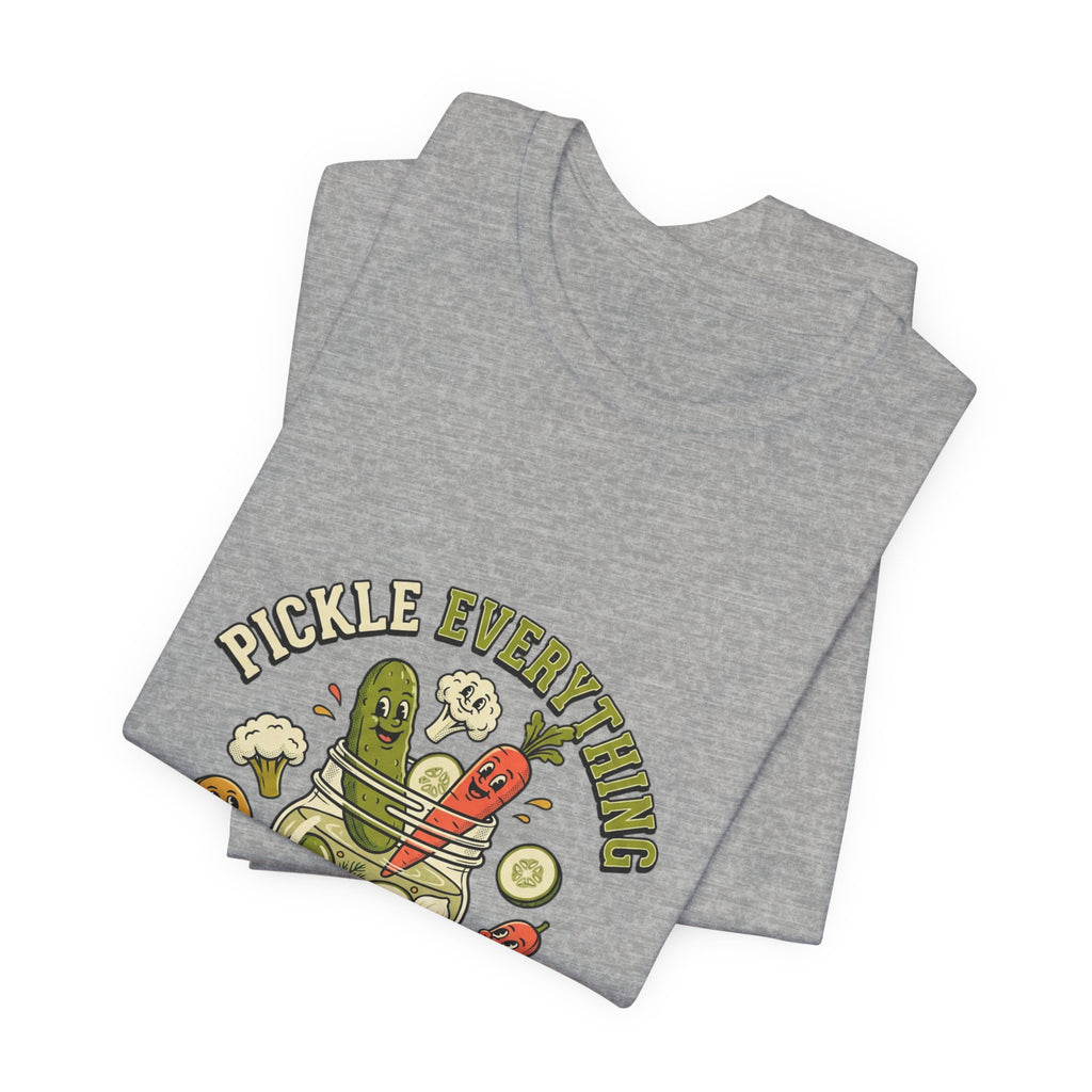 Pickle Everything Jar Tee | pickle shirt, brine design
