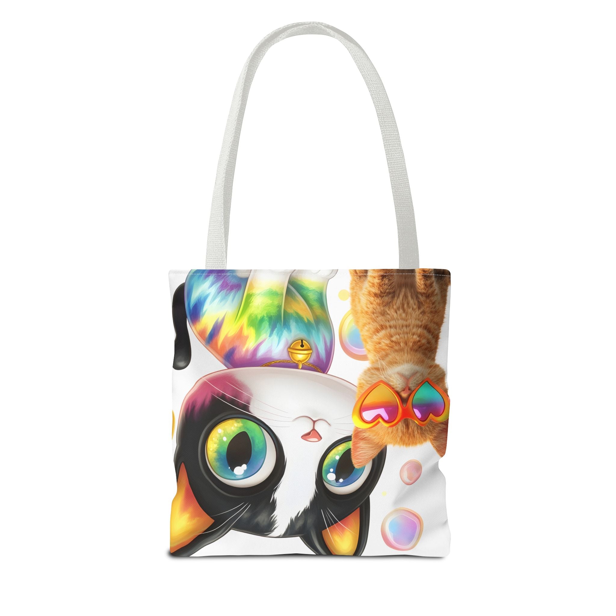 Cutie Kitties All-Over Print Tote Bag — Cute Cat Shopper for Everyday Use
