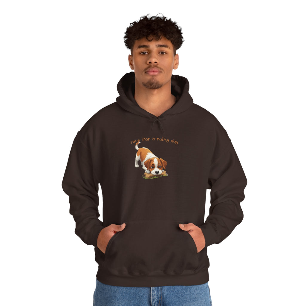Cute Puppy Hoodie – "Down For A Netflix Day" Cozy Dog Sweatshirt