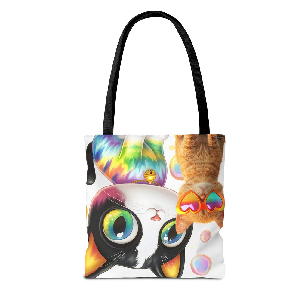Cutie Kitties All-Over Print Tote Bag — Cute Cat Shopper for Everyday Use