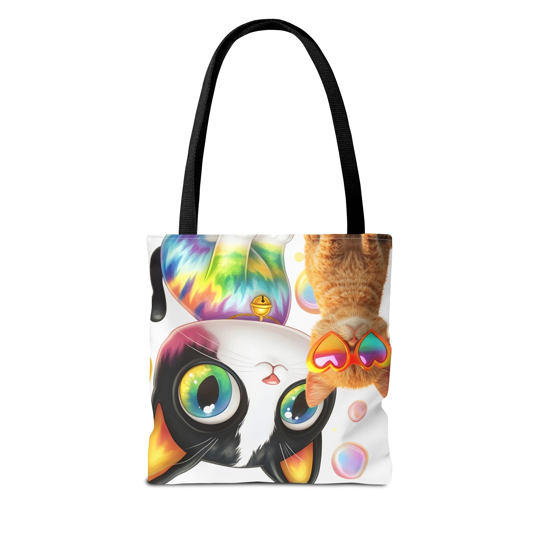 Cutie Kitties All-Over Print Tote Bag — Cute Cat Shopper for Everyday Use