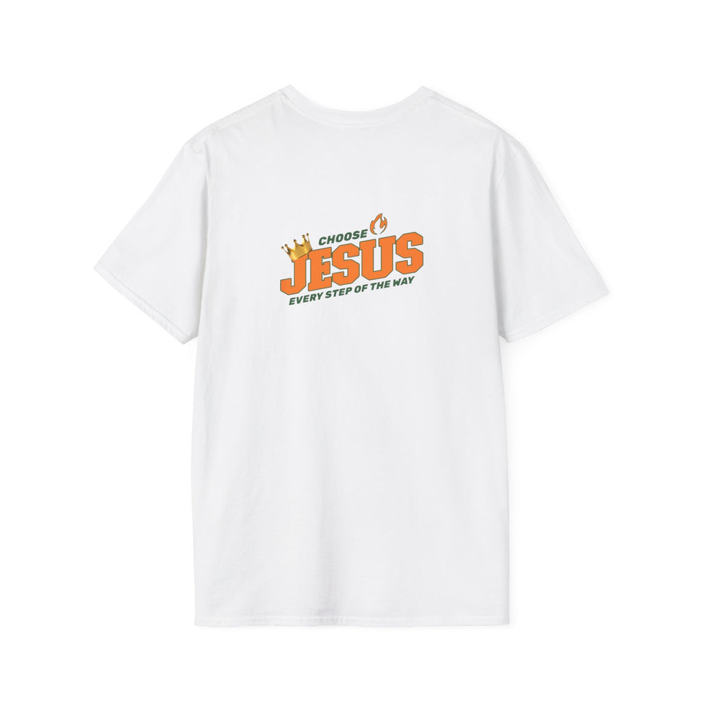 Religious T-Shirt: "Choose Jesus" Inspirational Tee – Every Step of the Way