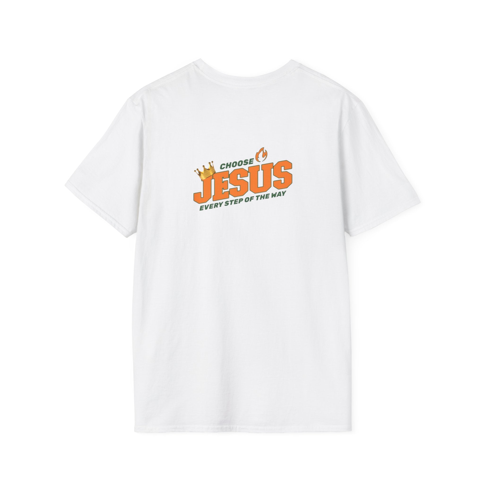 Religious T-Shirt: "Choose Jesus" Inspirational Tee – Every Step of the Way