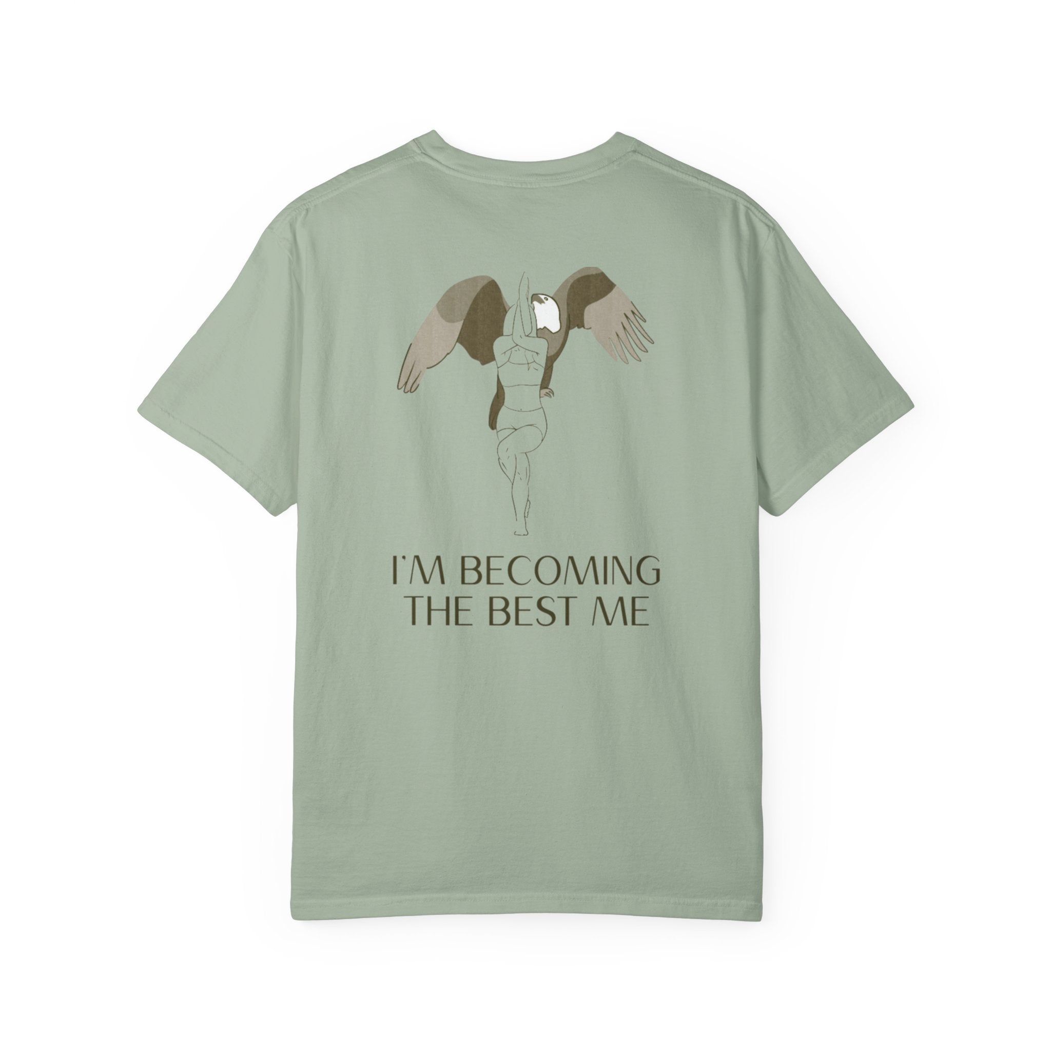 Becoming the Best Me T-Shirt — Inspirational Angel Wing Graphic Tee