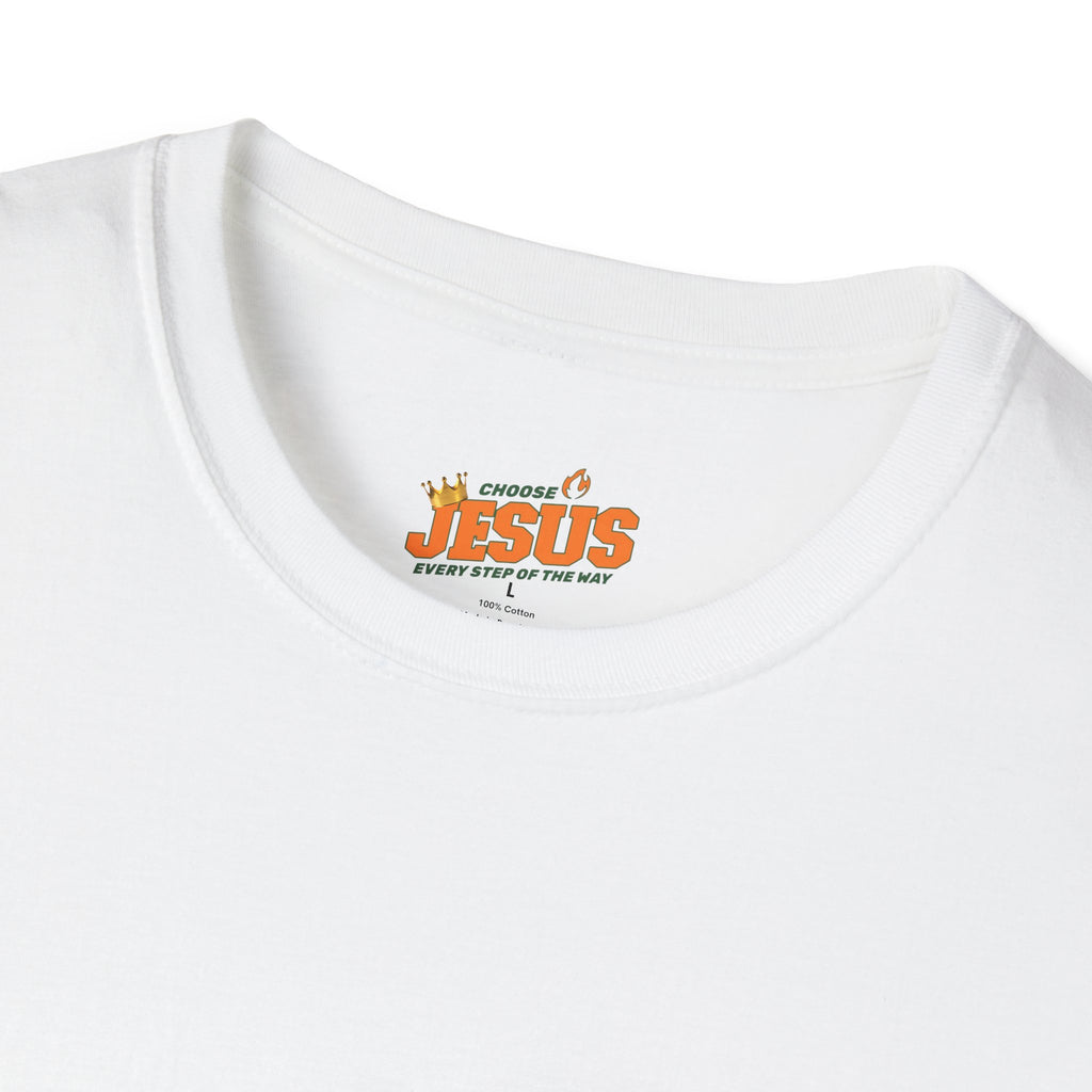 Religious T-Shirt: "Choose Jesus" Inspirational Tee – Every Step of the Way