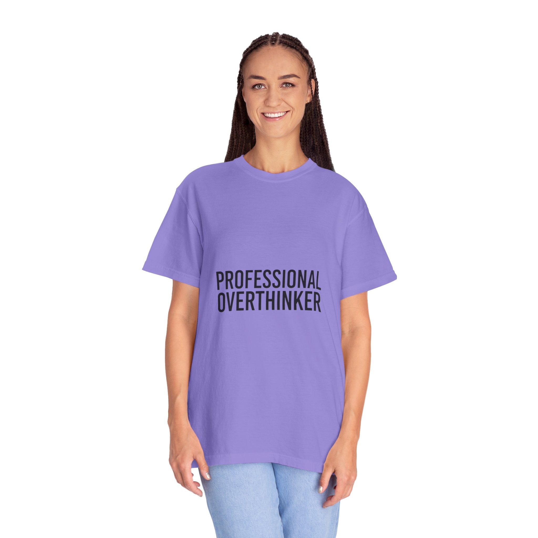 T-Shirt — "Professional Overthinker" Graphic Tee