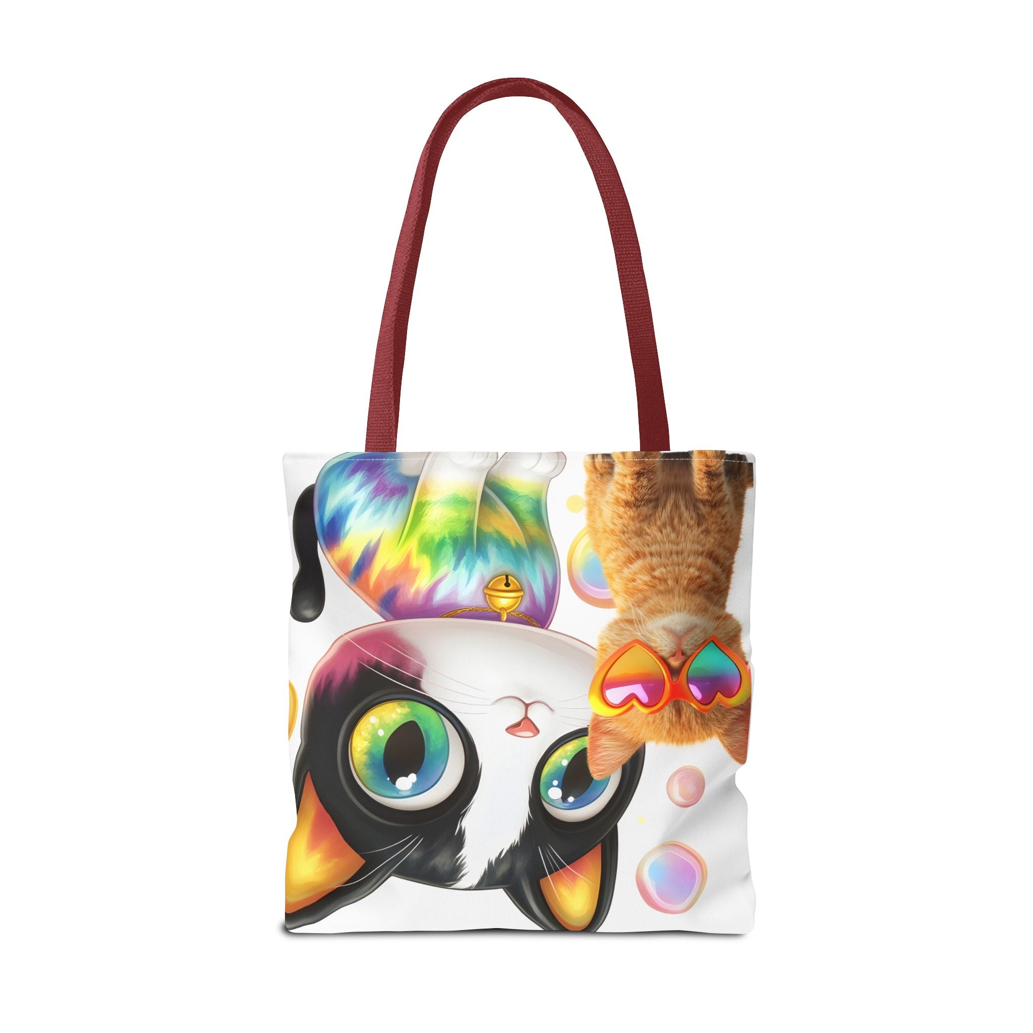 Cutie Kitties All-Over Print Tote Bag — Cute Cat Shopper for Everyday Use
