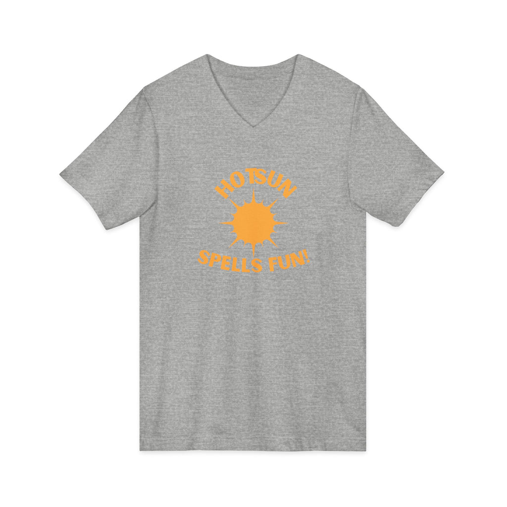 Hotsun Spells Fun! V-Neck Tee
