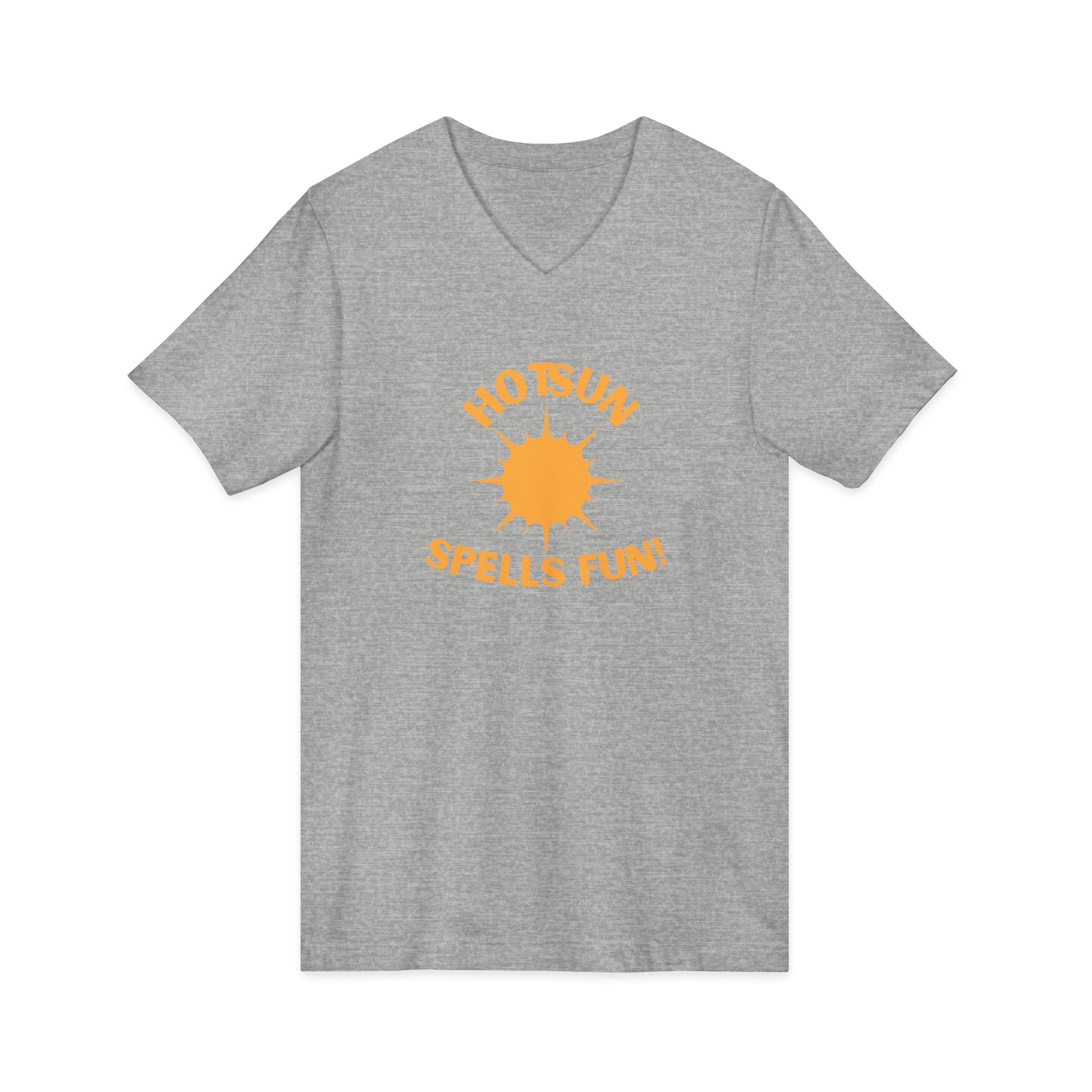 Hotsun Spells Fun! V-Neck Tee