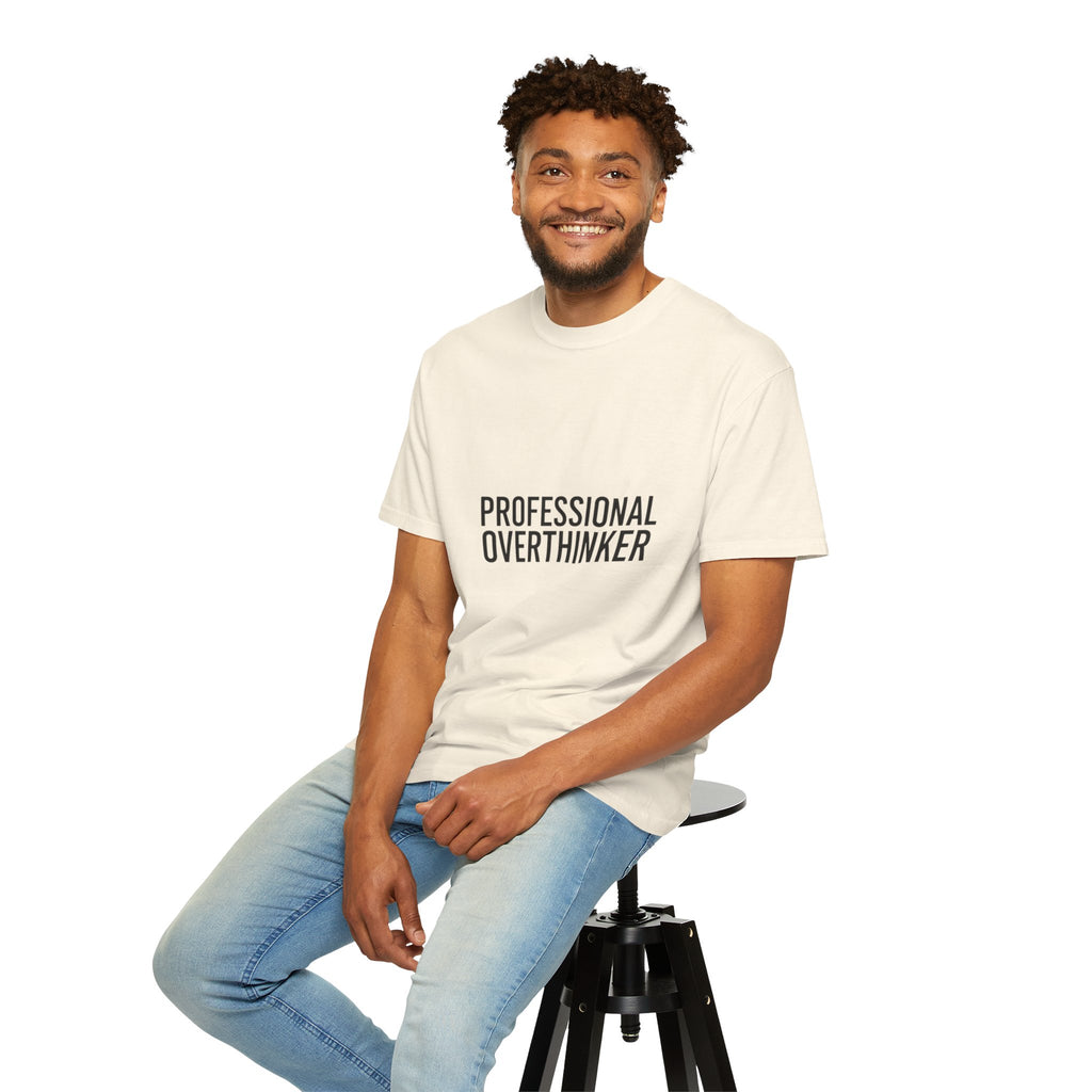T-Shirt — "Professional Overthinker" Graphic Tee