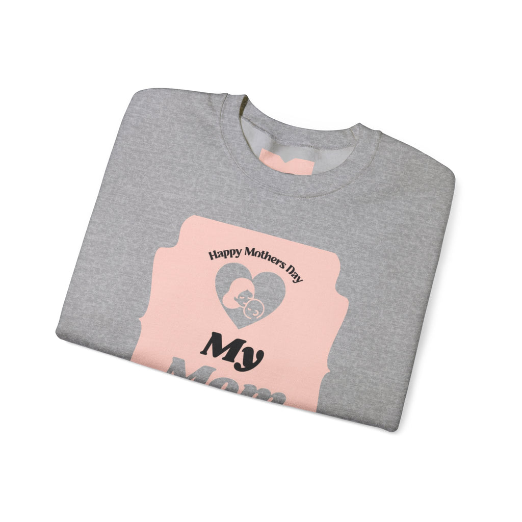 Mother's Day Sweatshirt – 'My Mom Rocks' Cozy Crewneck