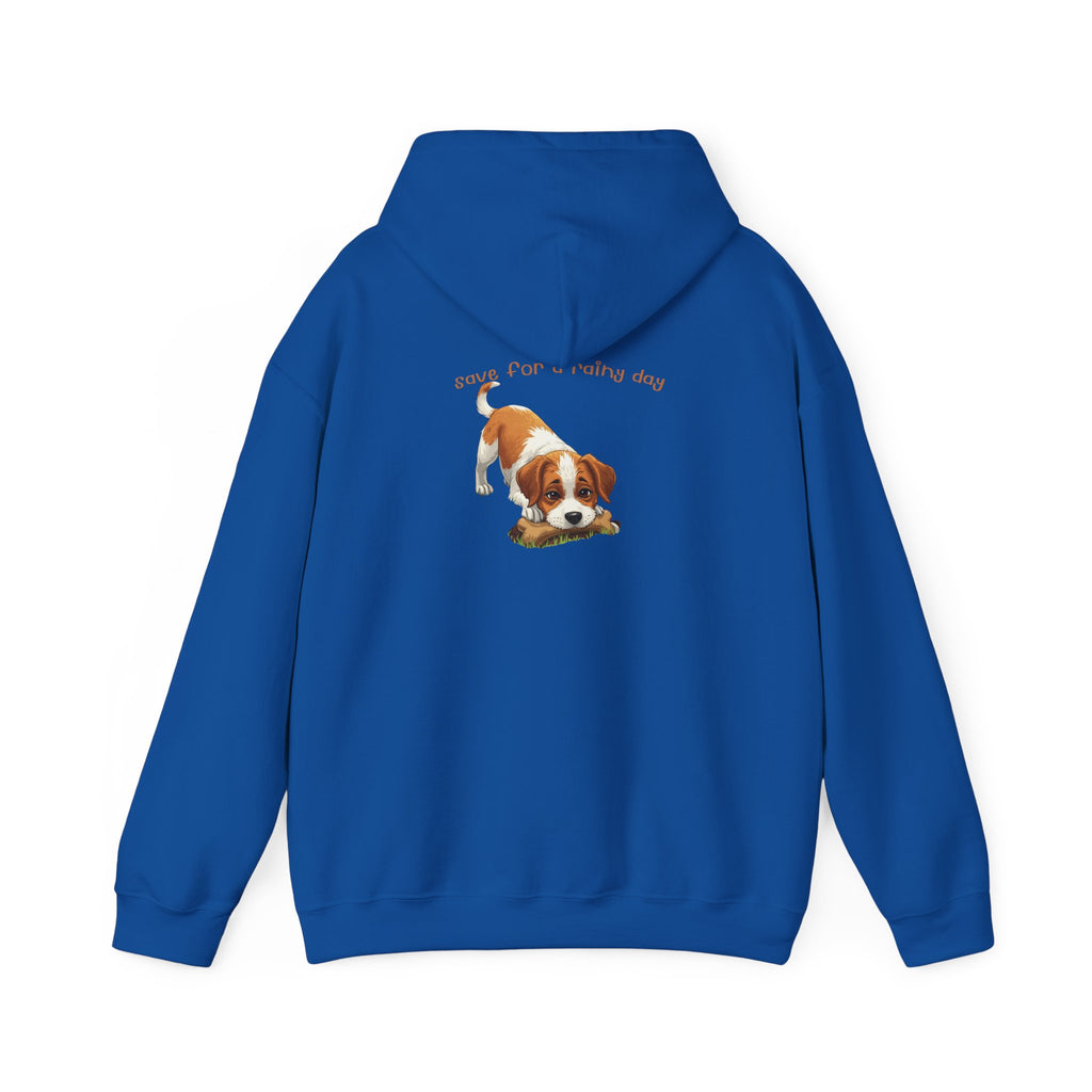 Cute Puppy Hoodie – "Down For A Netflix Day" Cozy Dog Sweatshirt