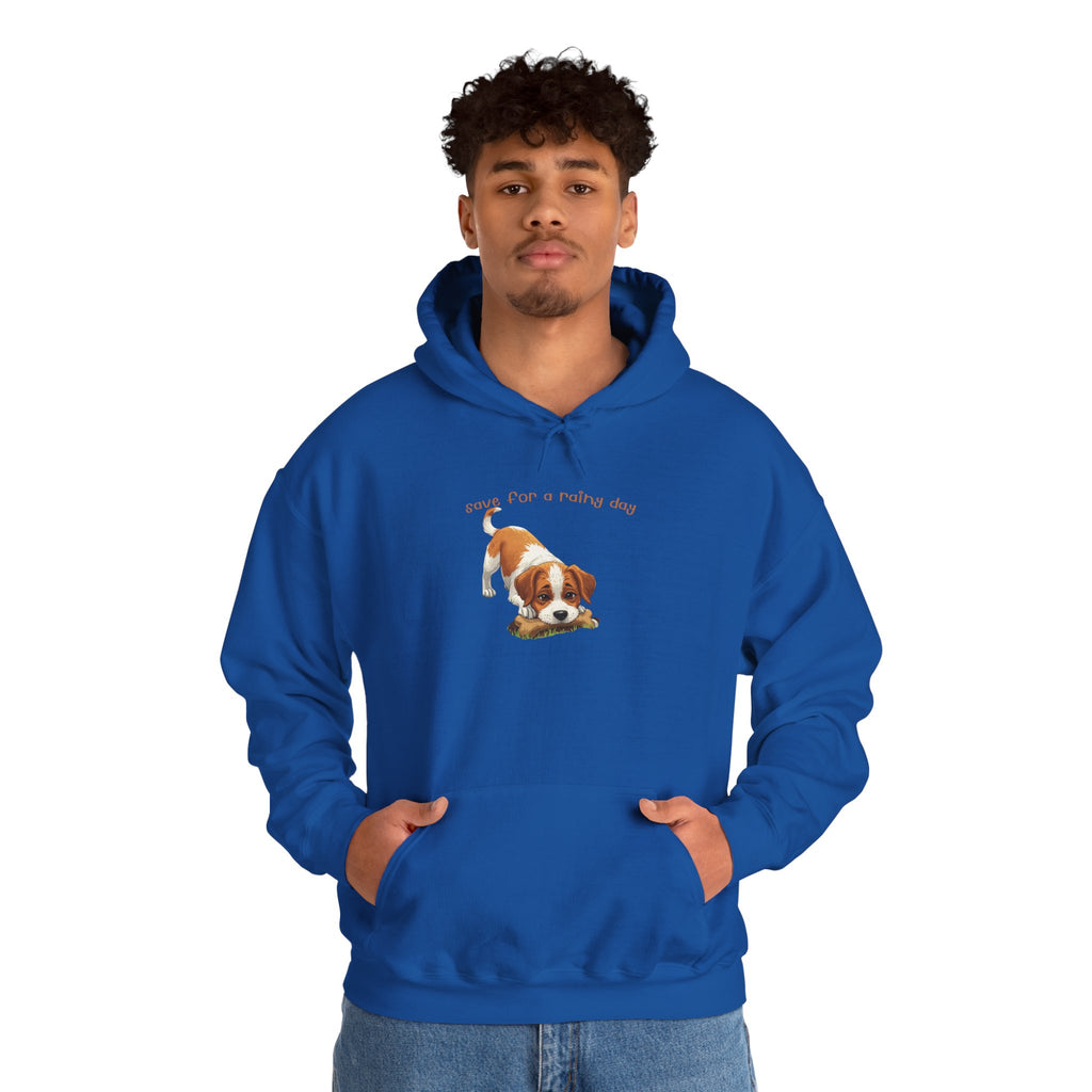 Cute Puppy Hoodie – "Down For A Netflix Day" Cozy Dog Sweatshirt