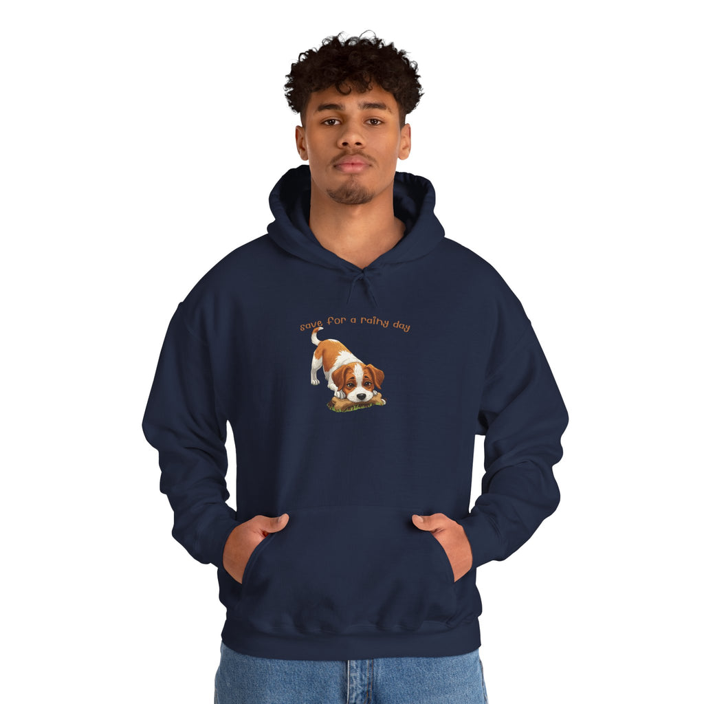 Cute Puppy Hoodie – "Down For A Netflix Day" Cozy Dog Sweatshirt