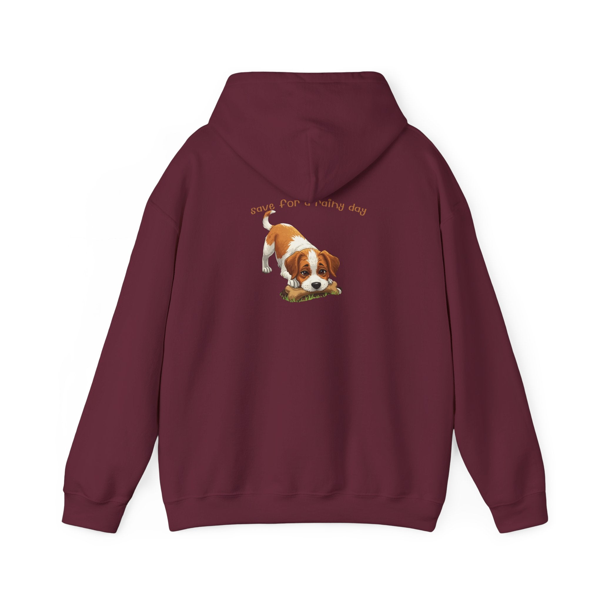Cute Puppy Hoodie – "Down For A Netflix Day" Cozy Dog Sweatshirt