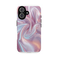 Iridescent Satin Phone Case — Shimmery Pink Protective Tough Case