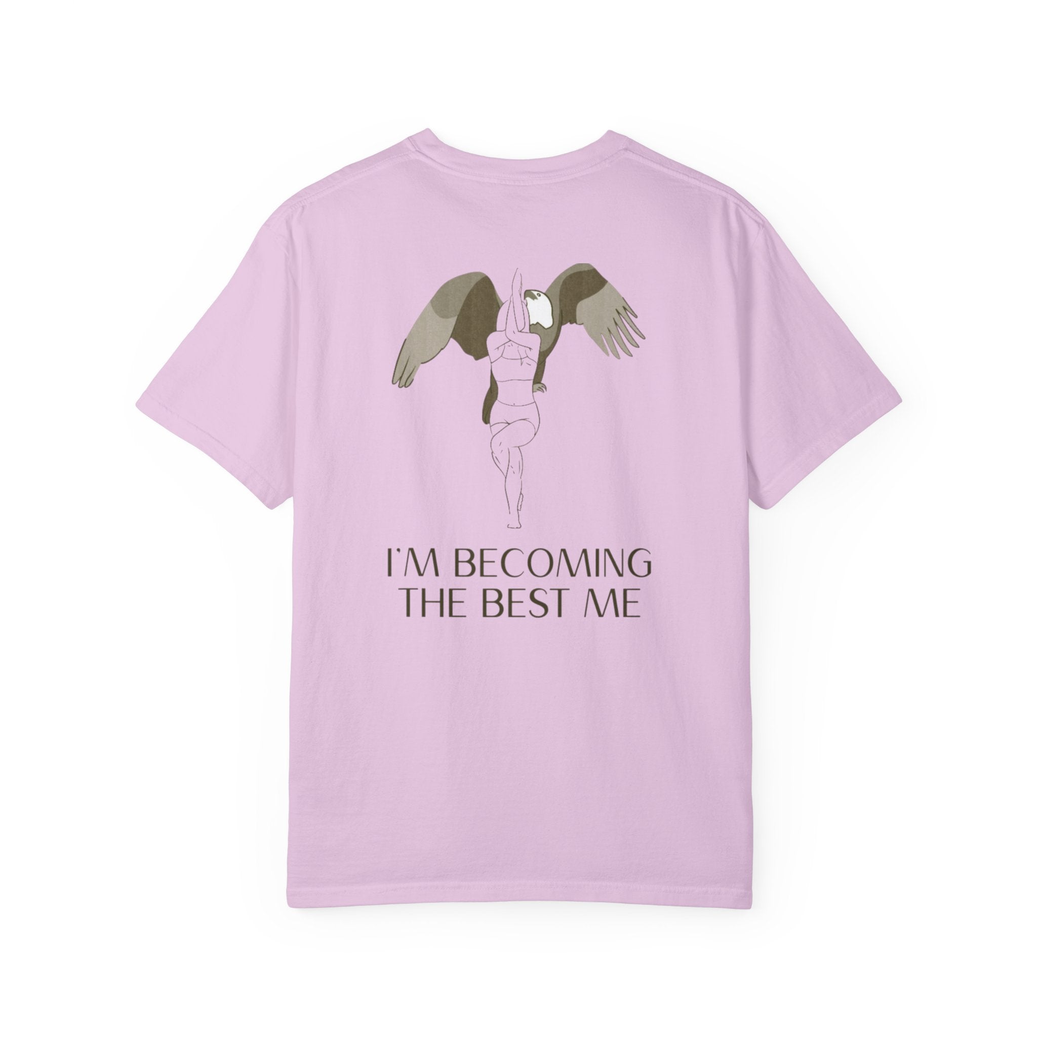 Becoming the Best Me T-Shirt — Inspirational Angel Wing Graphic Tee