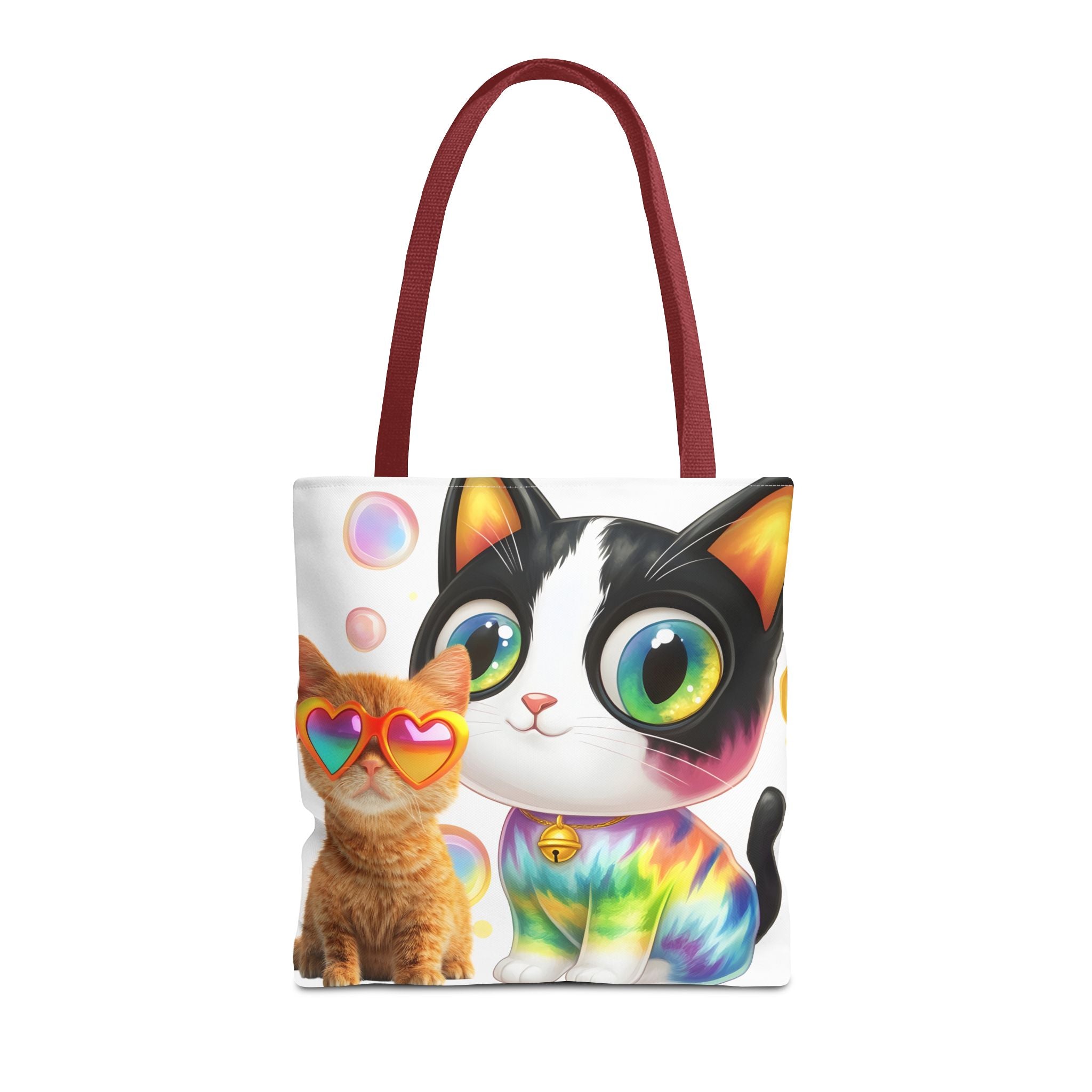 Cutie Kitties All-Over Print Tote Bag — Cute Cat Shopper for Everyday Use