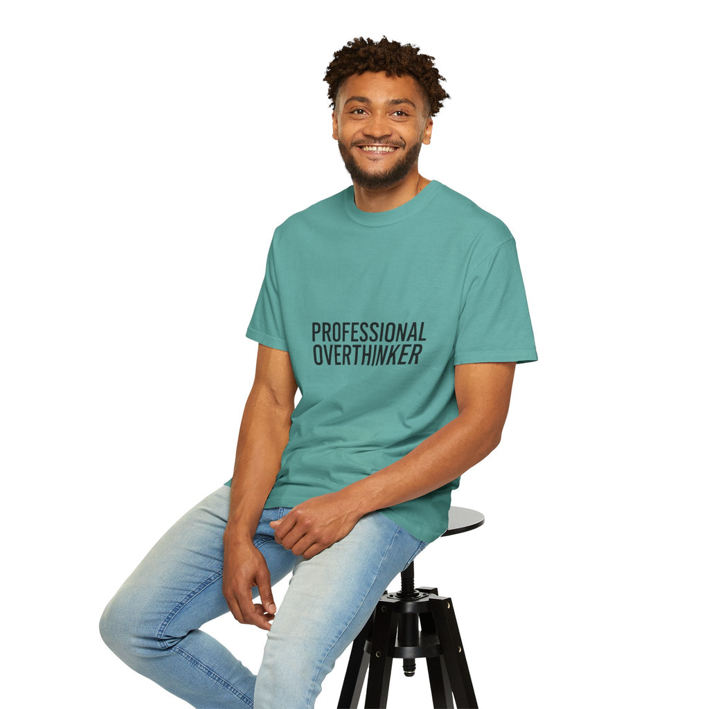 T-Shirt — "Professional Overthinker" Graphic Tee