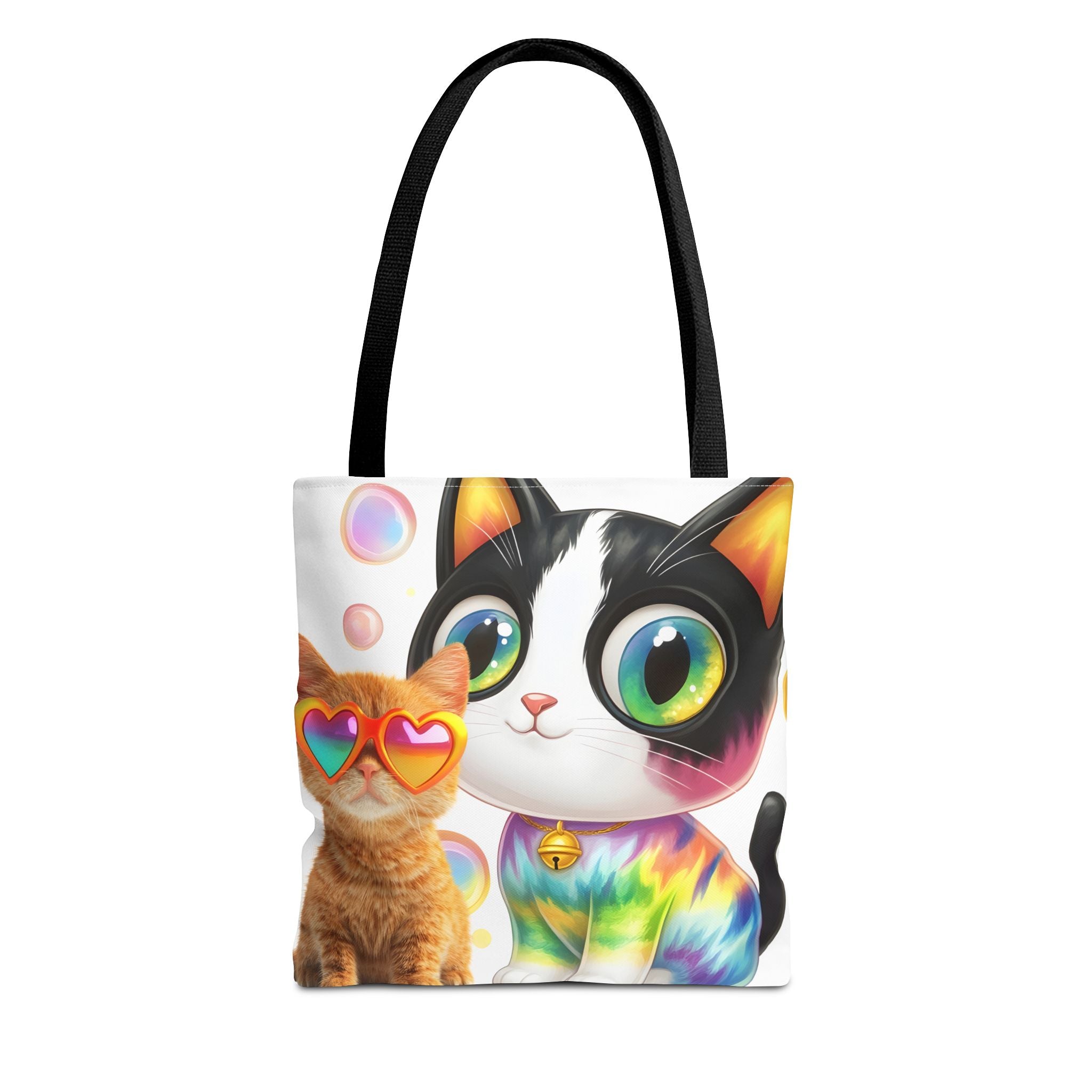 Cutie Kitties All-Over Print Tote Bag — Cute Cat Shopper for Everyday Use