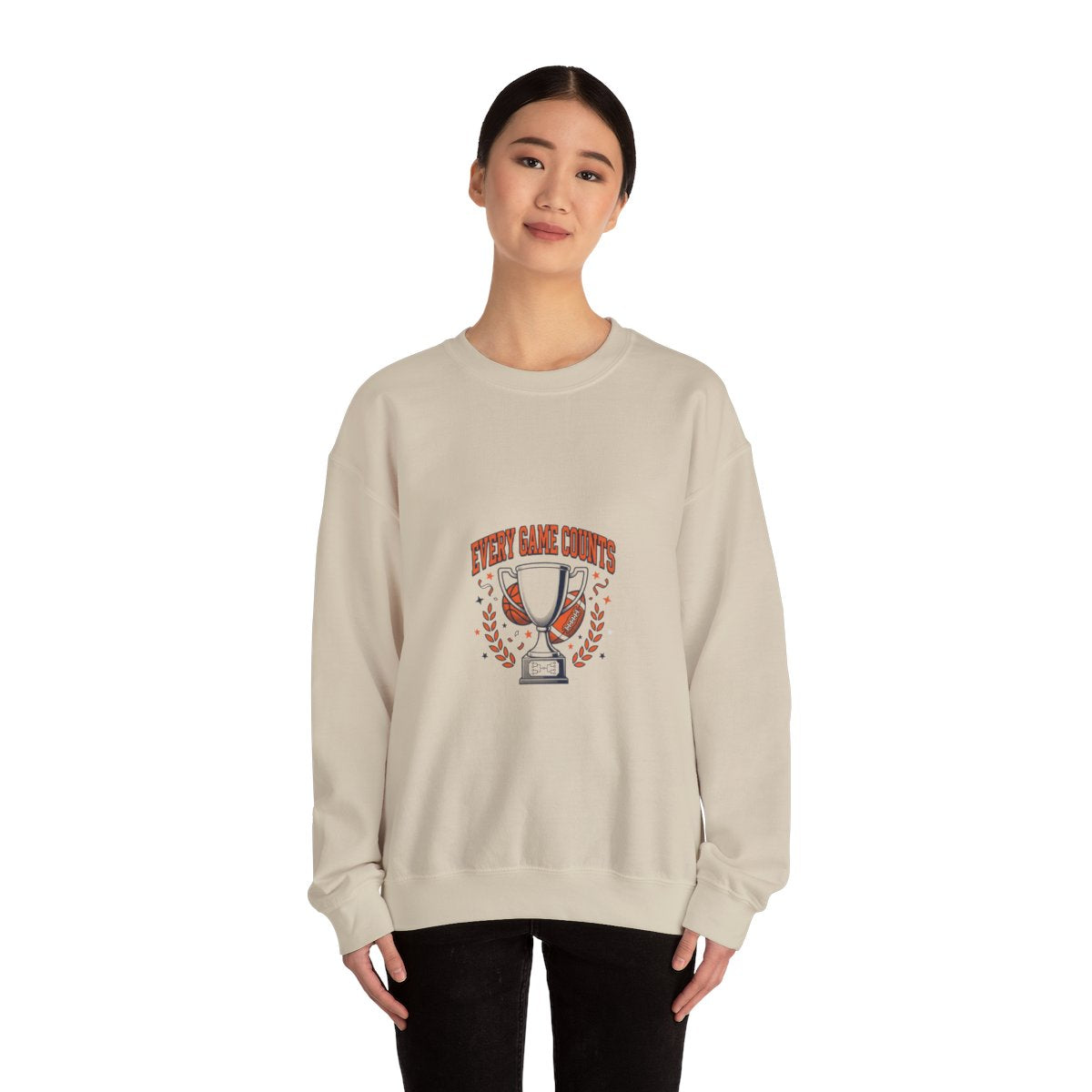 Crewneck Sweatshirt - "Every Game Counts" Trophy Sports Crewneck