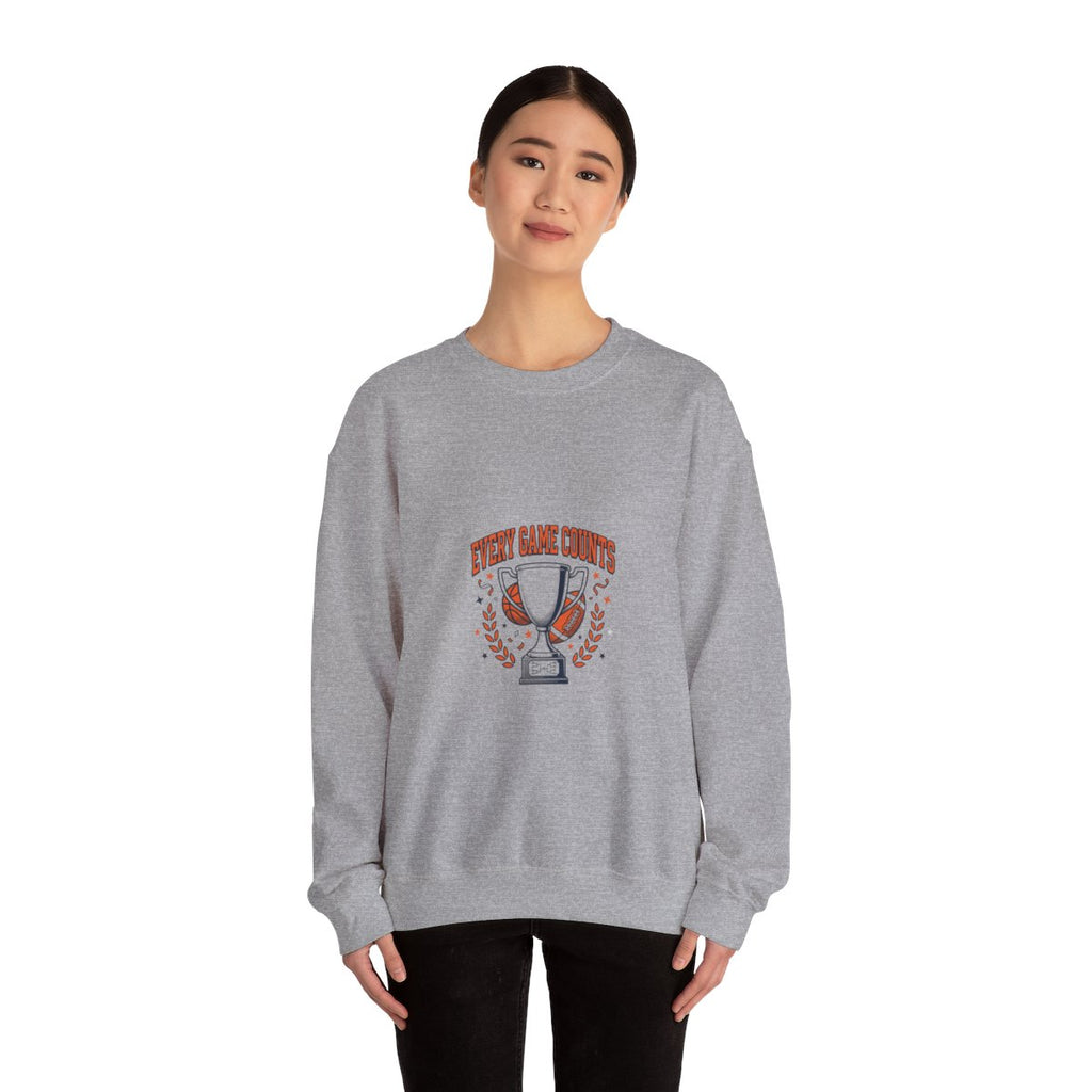 Crewneck Sweatshirt - "Every Game Counts" Trophy Sports Crewneck