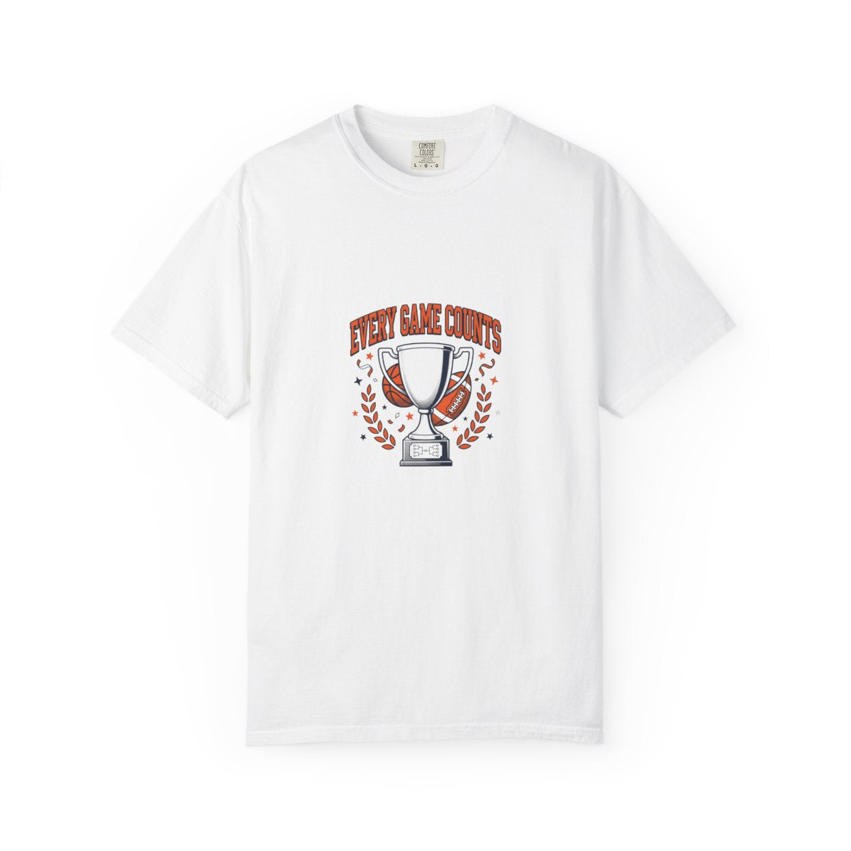 T-Shirt — "Every Game Counts" Trophy Design