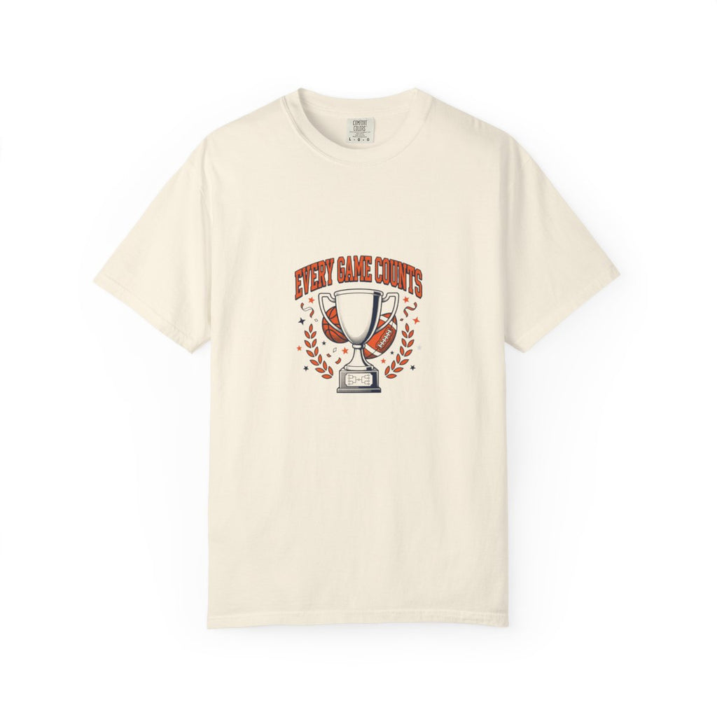 T-Shirt — "Every Game Counts" Trophy Design