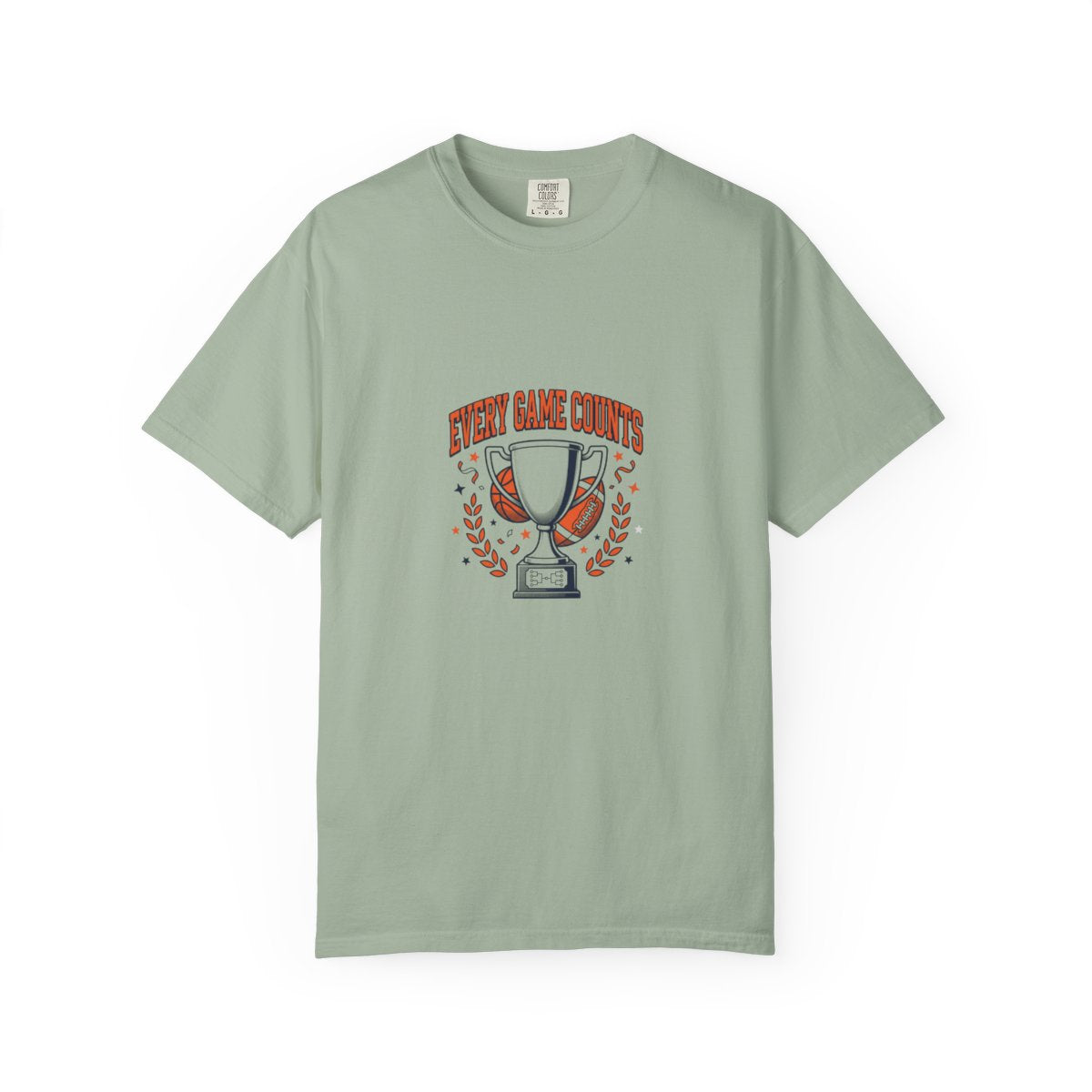 T-Shirt — "Every Game Counts" Trophy Design