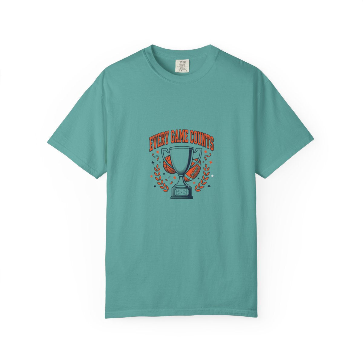 T-Shirt — "Every Game Counts" Trophy Design