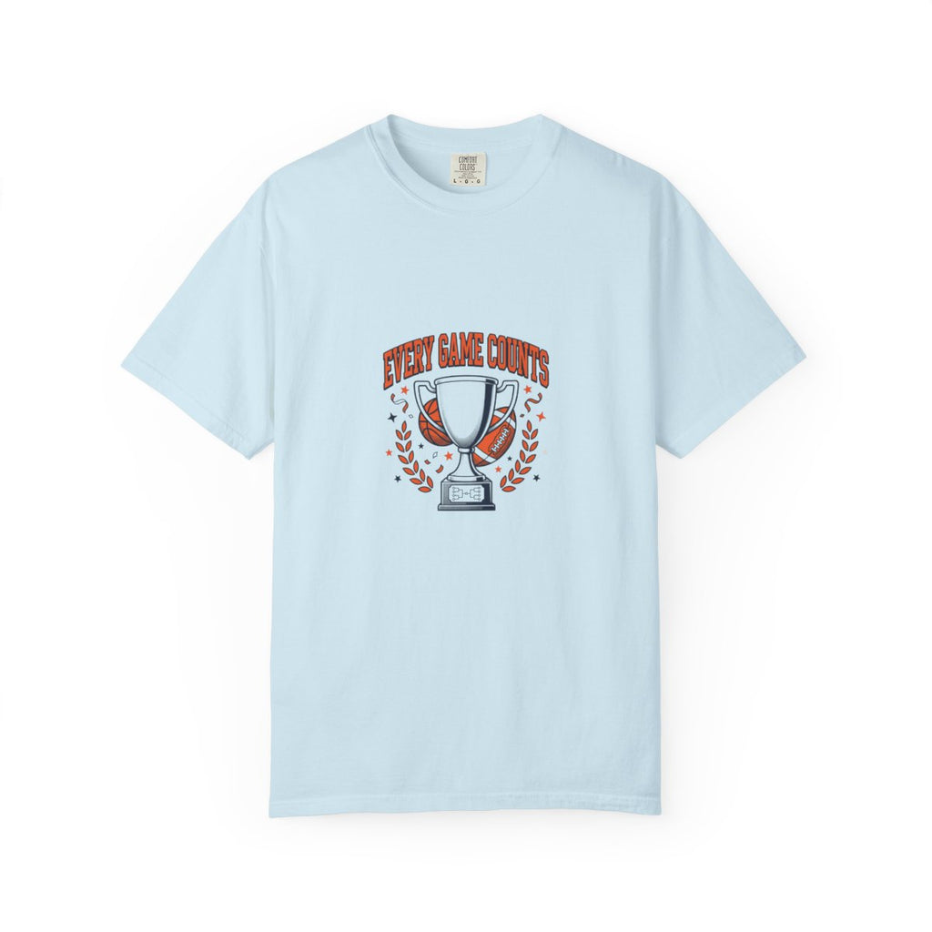 T-Shirt — "Every Game Counts" Trophy Design
