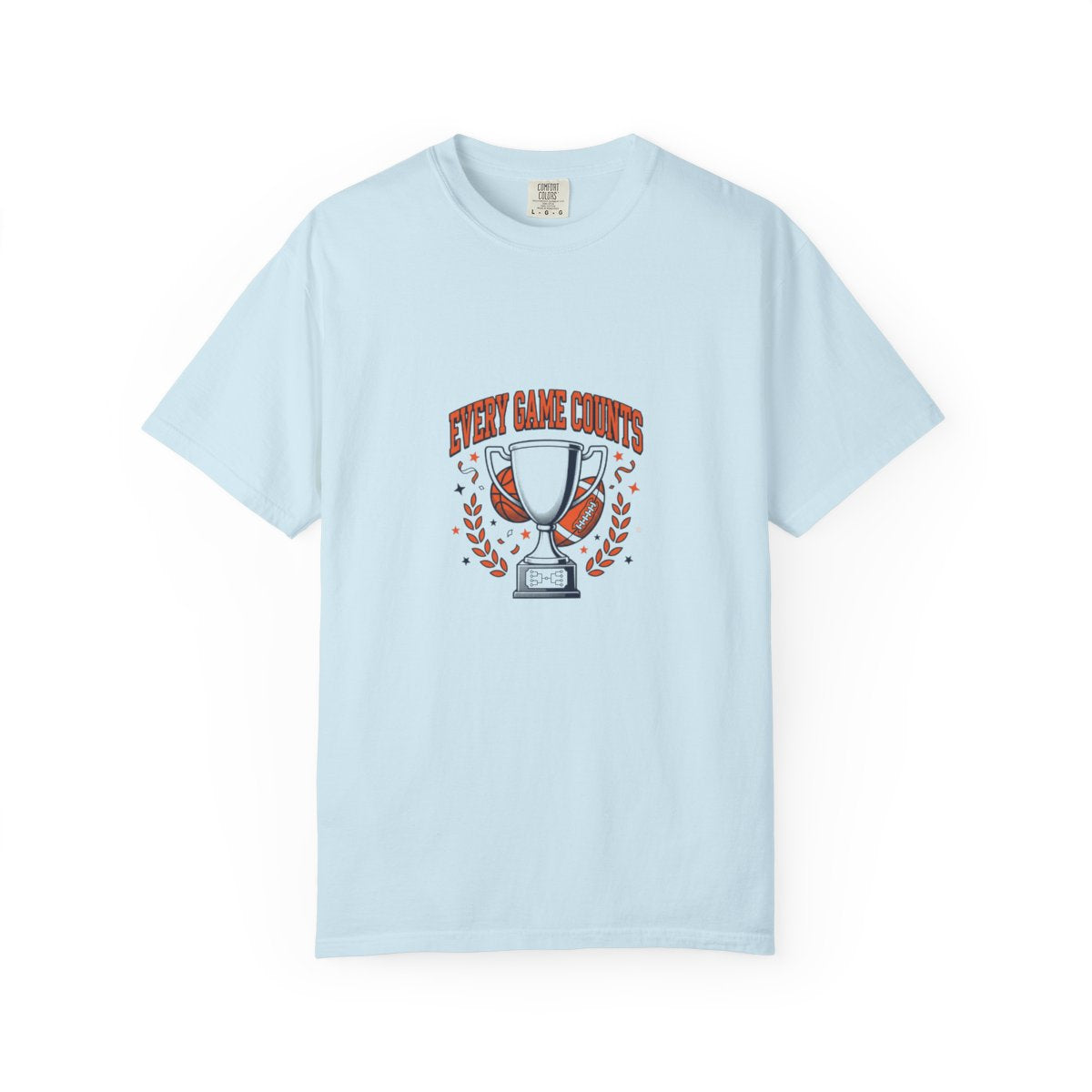 T-Shirt — "Every Game Counts" Trophy Design