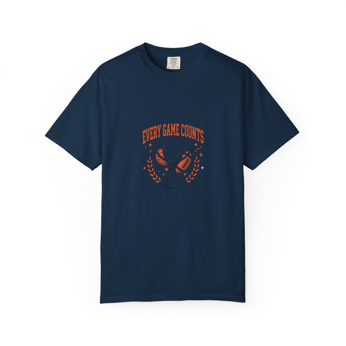 T-Shirt — "Every Game Counts" Trophy Design